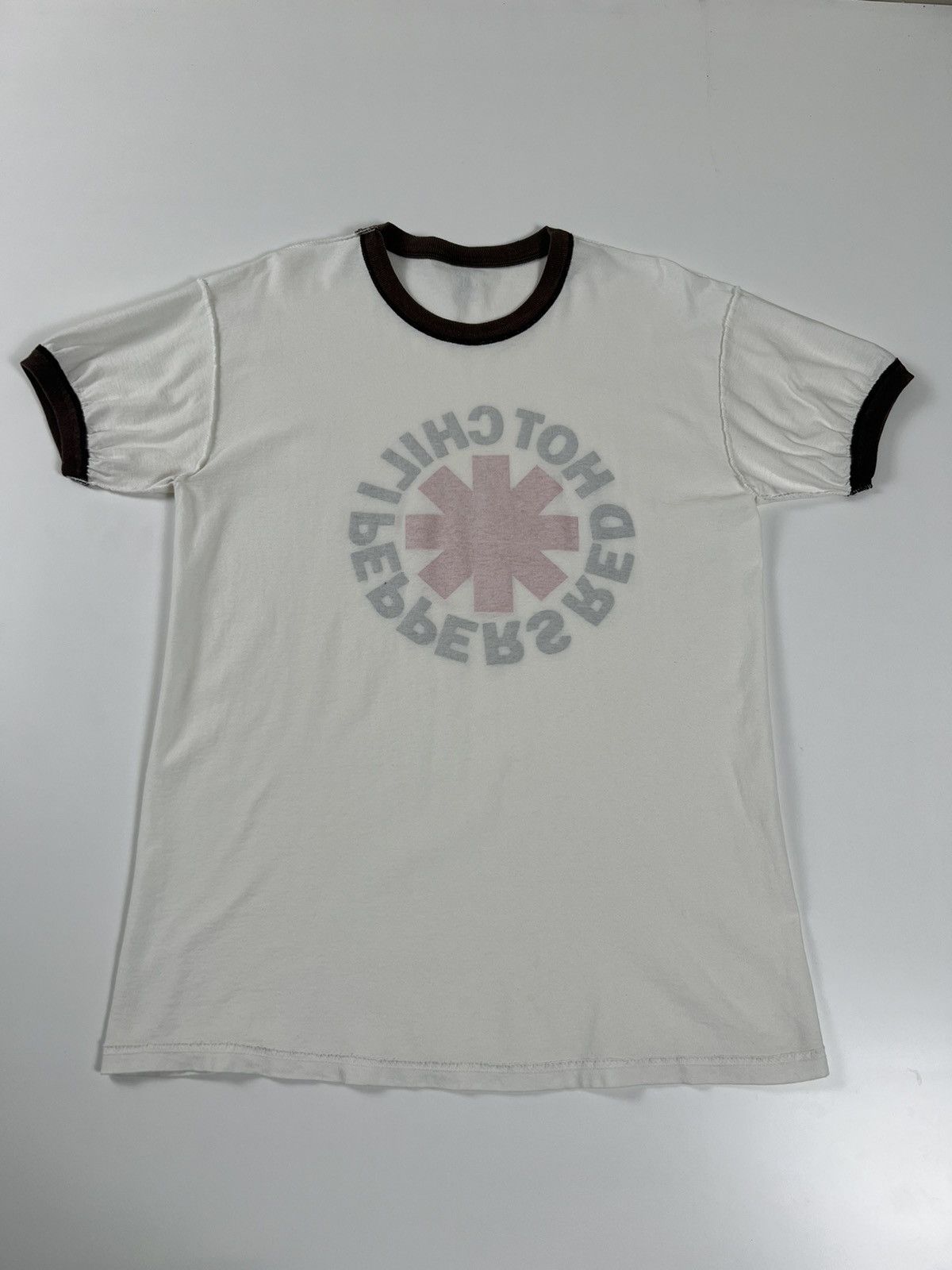 Band Tees × Vintage RED HOT CHILI PEPPERS RINGER TEE Size US M / EU 48-50 / 2 - 8 Thumbnail