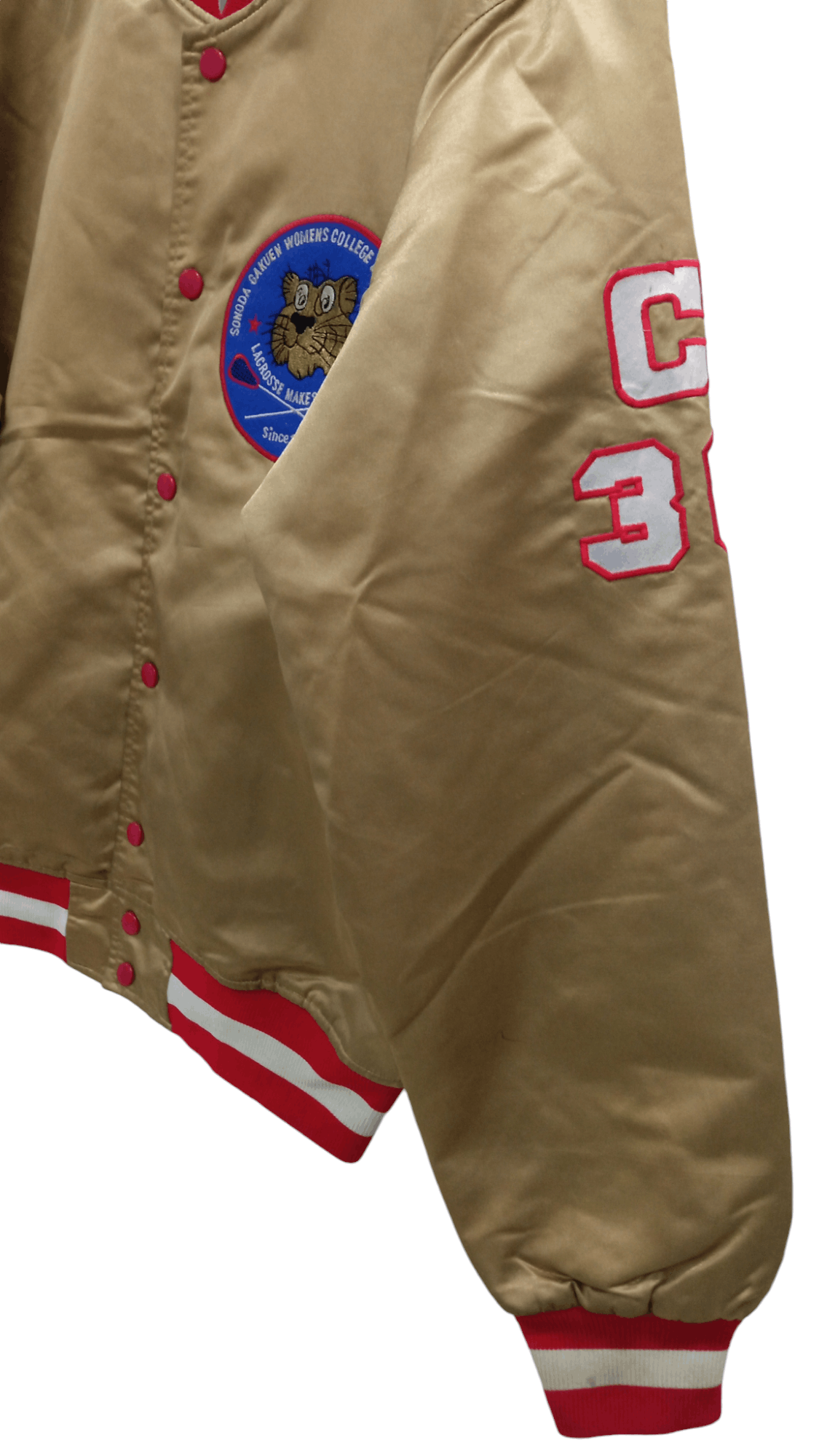 Vintage 🔥🔥Vintage 90s QB Club Lacrosse Team SGWC Varsity Jacket Size US L / EU 52-54 / 3 - 8 Thumbnail