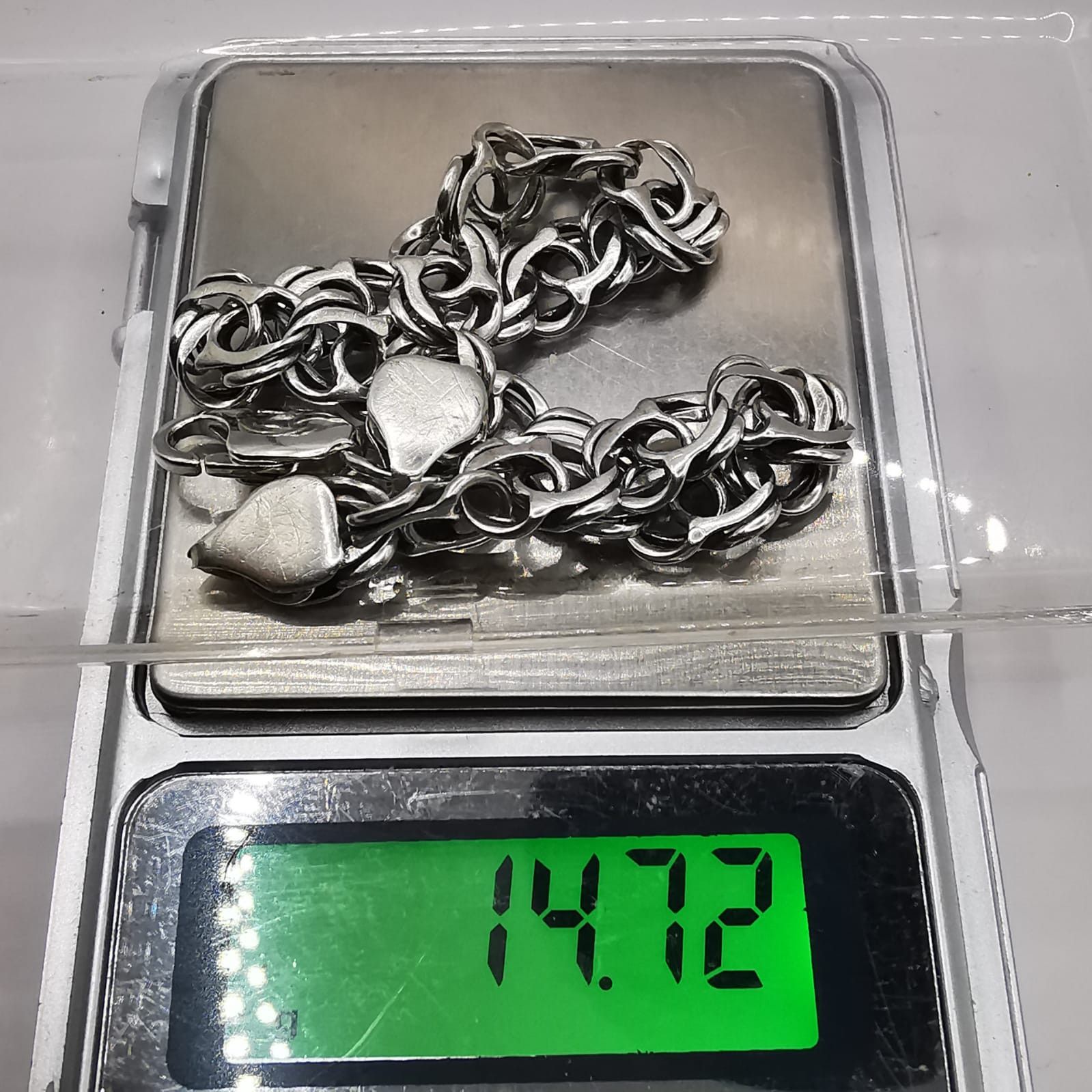 Sterling Silver Vintage Bracelet Jewelry,925 Sterling Silver 14,72g Size ONE SIZE - 7 Thumbnail