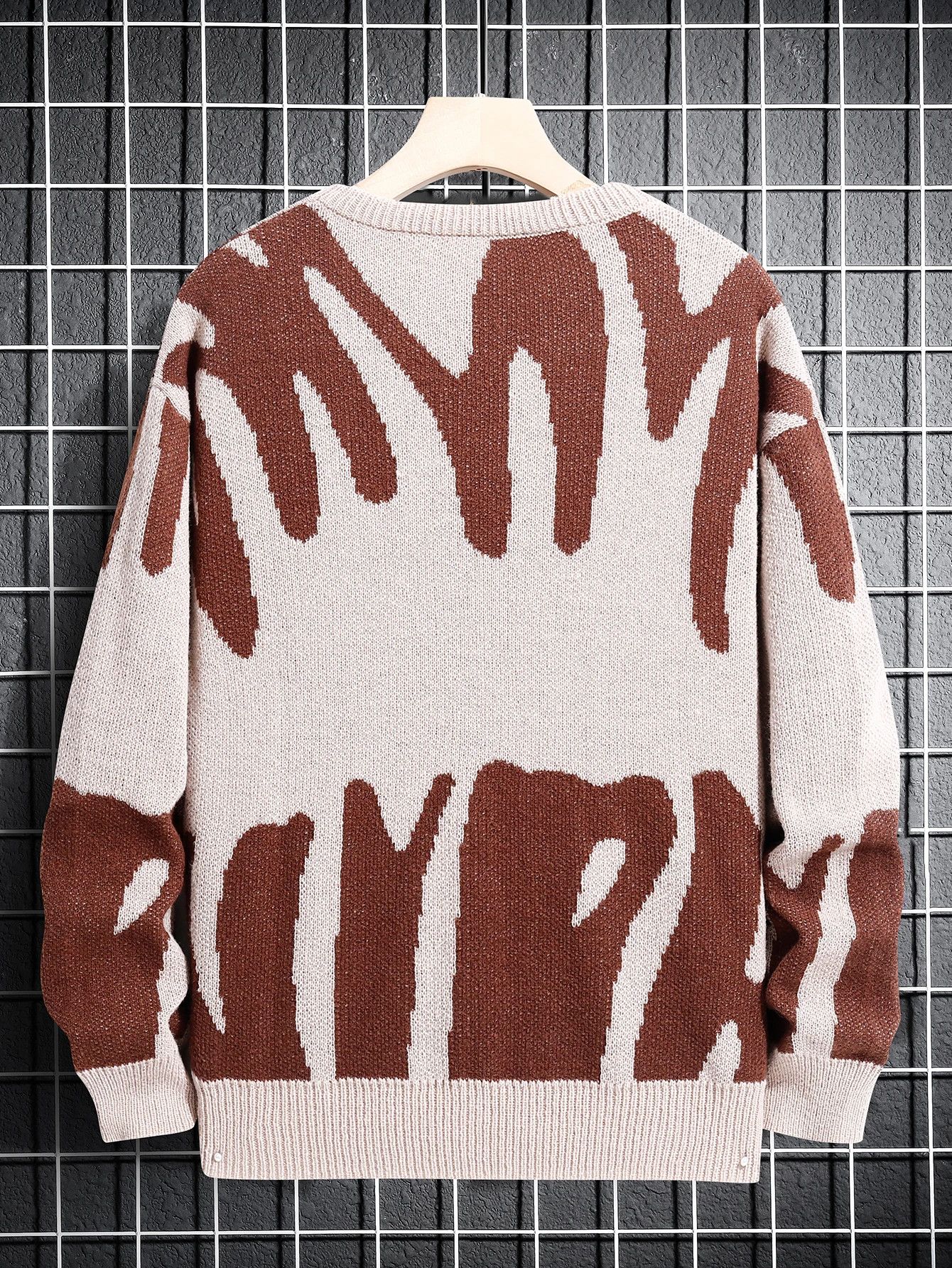 Japanese Brand × Vintage Ink Drip Sweater Size US L / EU 52-54 / 3 - 2 Thumbnail