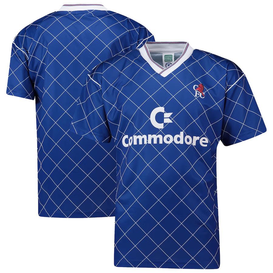 Chelsea Soccer 1987-89 Chelsea Home Shirt by Score Draw Size US XXL / EU 58 / 5 - 5 Thumbnail