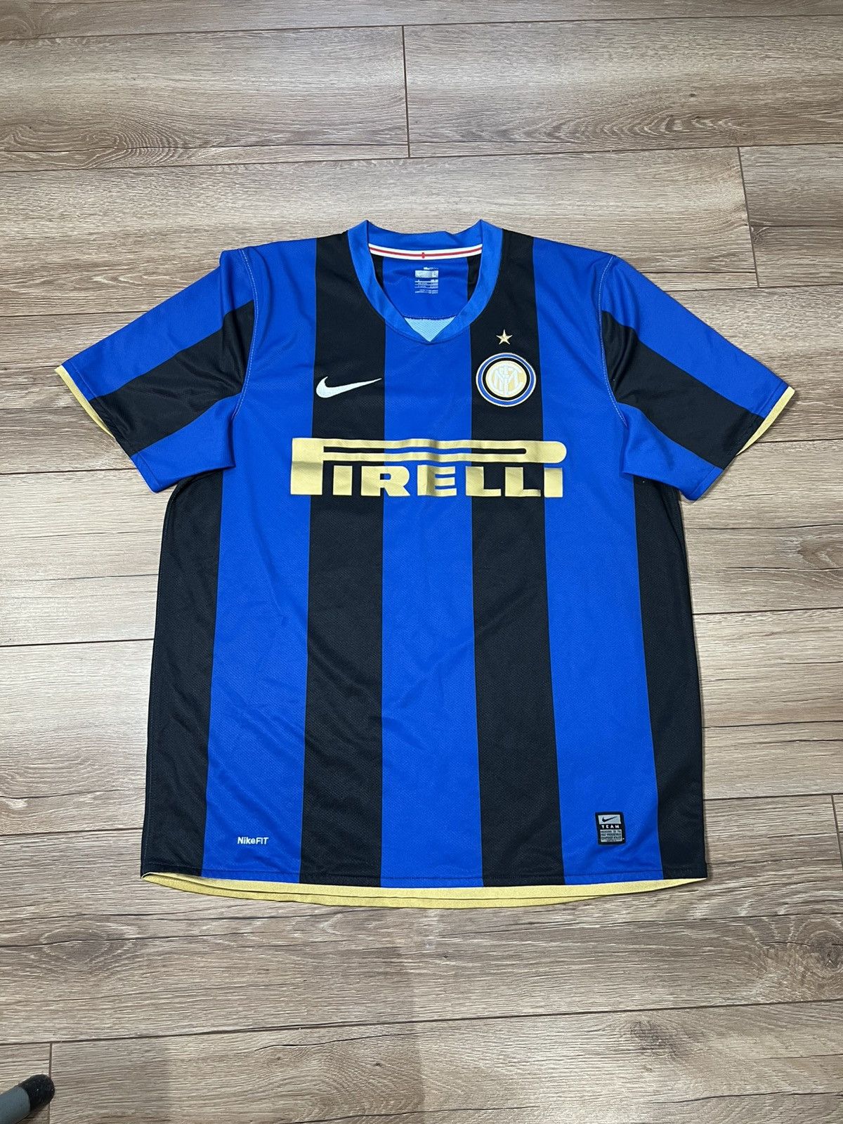Nike Nike AC Milan 2008-2009 Football Shirt - Size- L Size US L / EU 52-54 / 3 - 1 Thumbnail