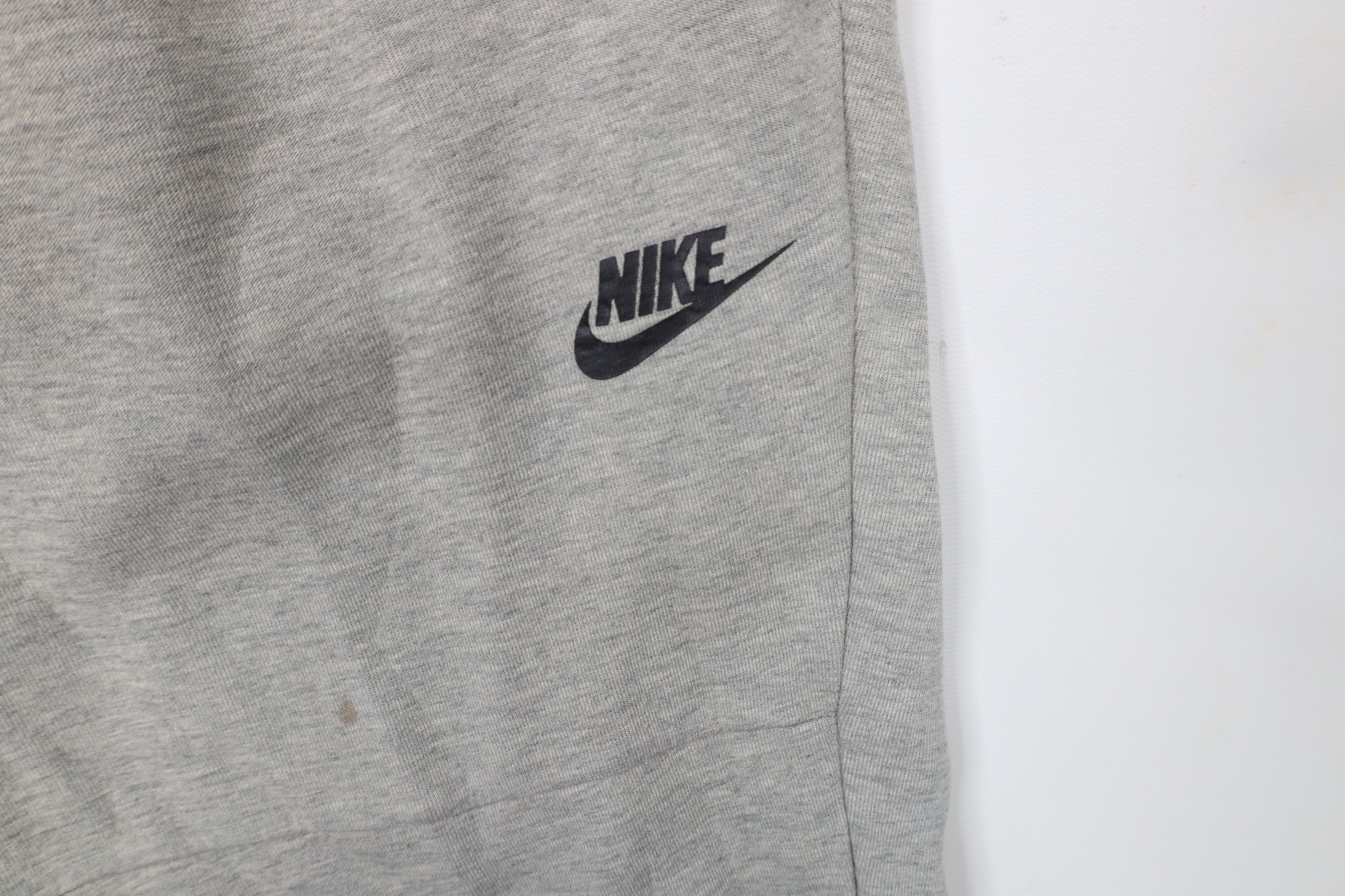 Nike Nike Tech Fleece Spell Out Cuffed Sweatpants Joggers Gray Size US 38 / EU 54 - 5 Thumbnail