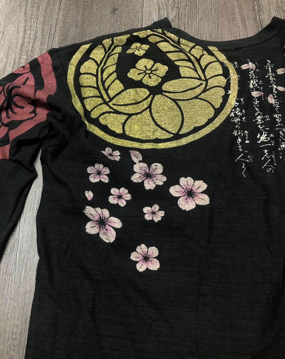 Japanese Brand Japanese Brand Sukajan Style Long Sleeve Tee Shirt Size US L / EU 52-54 / 3 - 19 Thumbnail