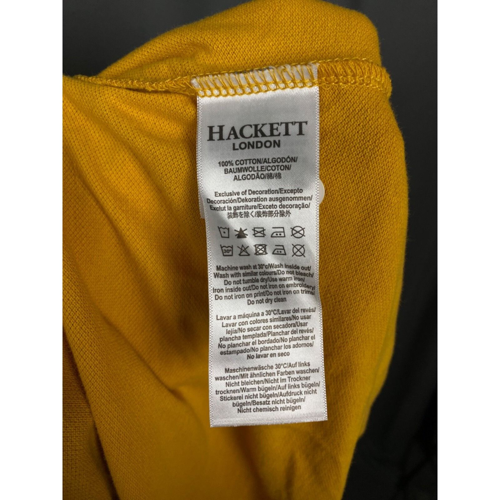 Hackett NWT Hackett Brazil Men's Yellow Polo T-Shirt Size M Size US M / EU 48-50 / 2 - 15 Thumbnail