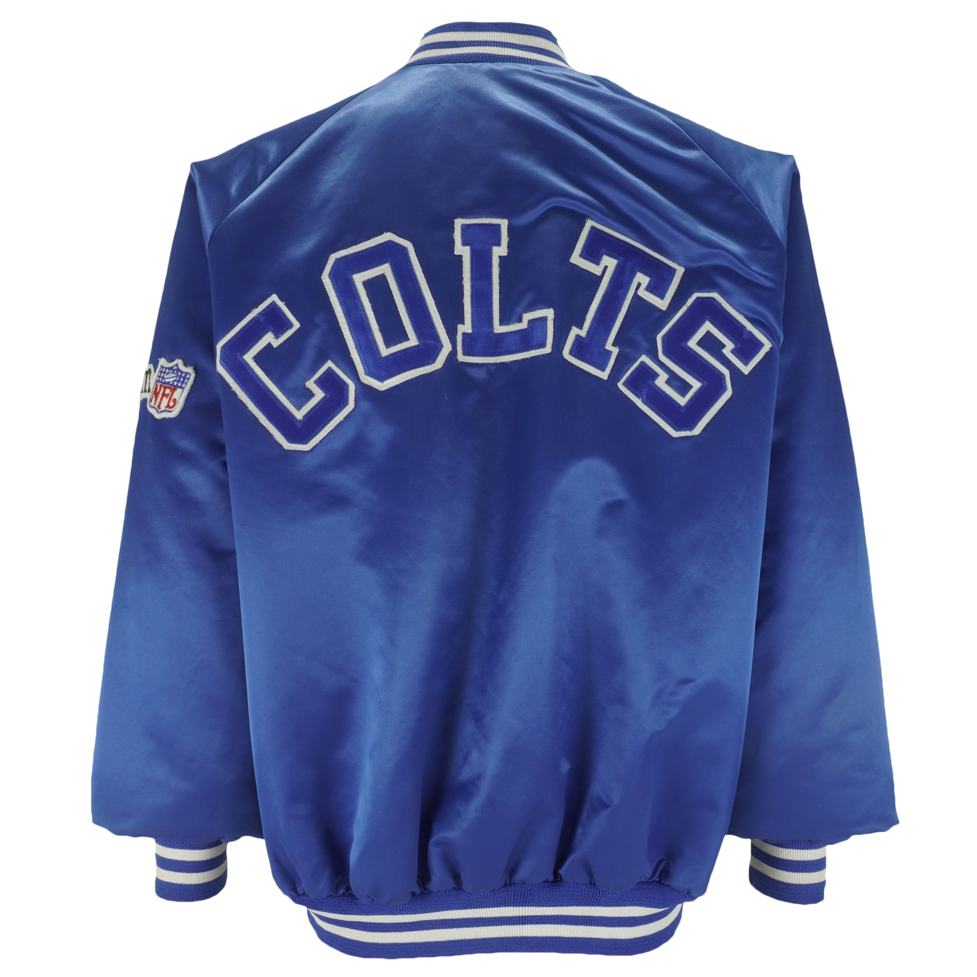 Chalk Line NFL - Indianapolis Colts Satin Jacket 1990s Size US XL / EU 56 / 4 - 1 Thumbnail