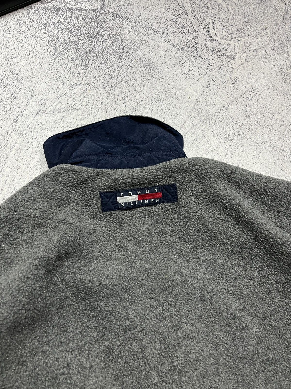 Tommy Hilfiger Vintage 90’s Tommy Hilfiger Teddy Fleece Bomber Jacket Rare Size US S / EU 44-46 / 1 - 12 Thumbnail