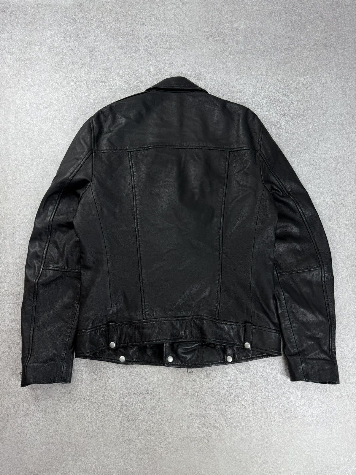 Allsaints Allsaints Men’s Milo Biker Leather Jacket Size M Size US M / EU 48-50 / 2 - 9 Thumbnail