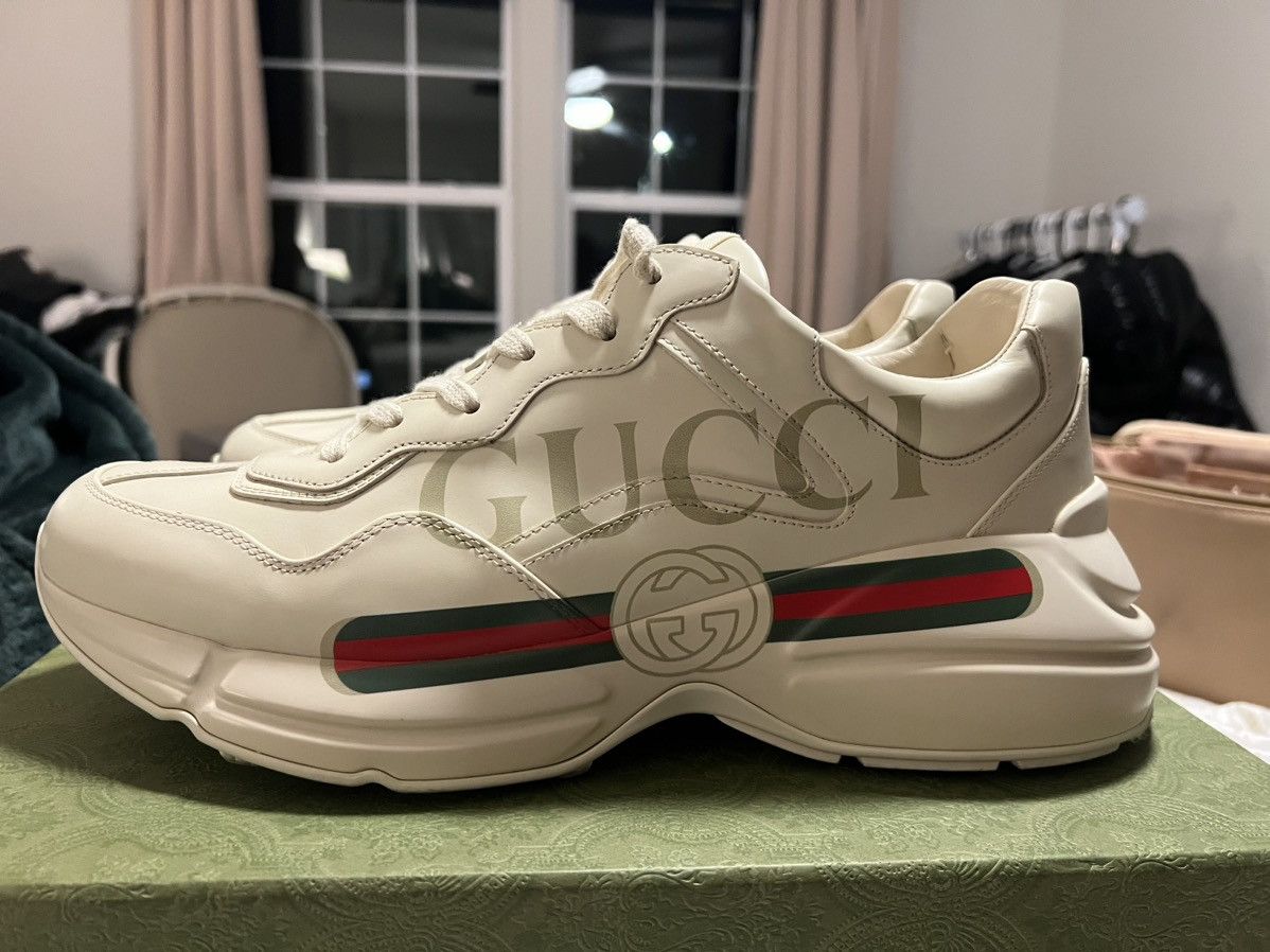 Gucci Gucci Rhyton Sneakers “Apollo Gucci Print”. Size US 12 / EU 45 - 1 Thumbnail