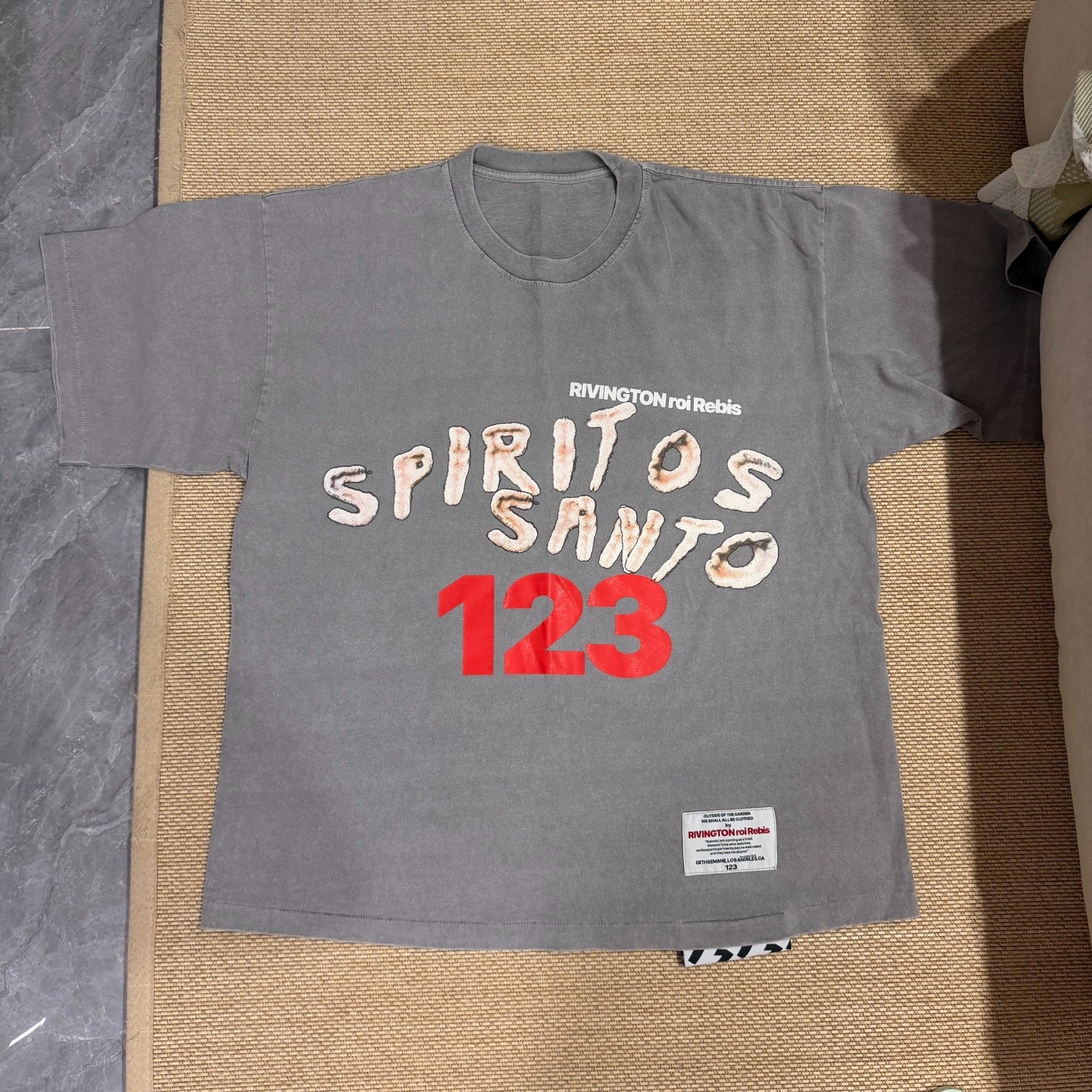 Other Miami Limited Washed Distressed Letter Tee Size US S / EU 44-46 / 1 - 1 Thumbnail