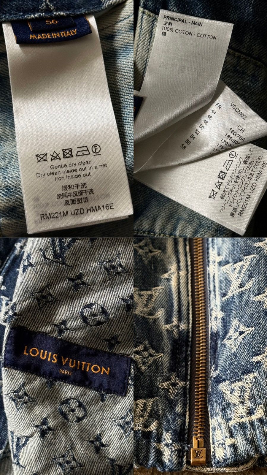 Louis Vuitton Louis Vuitton - Nigo / Virgil Abloh - SS22 - Denim Jacket Size US XL / EU 56 / 4 - 21 Thumbnail