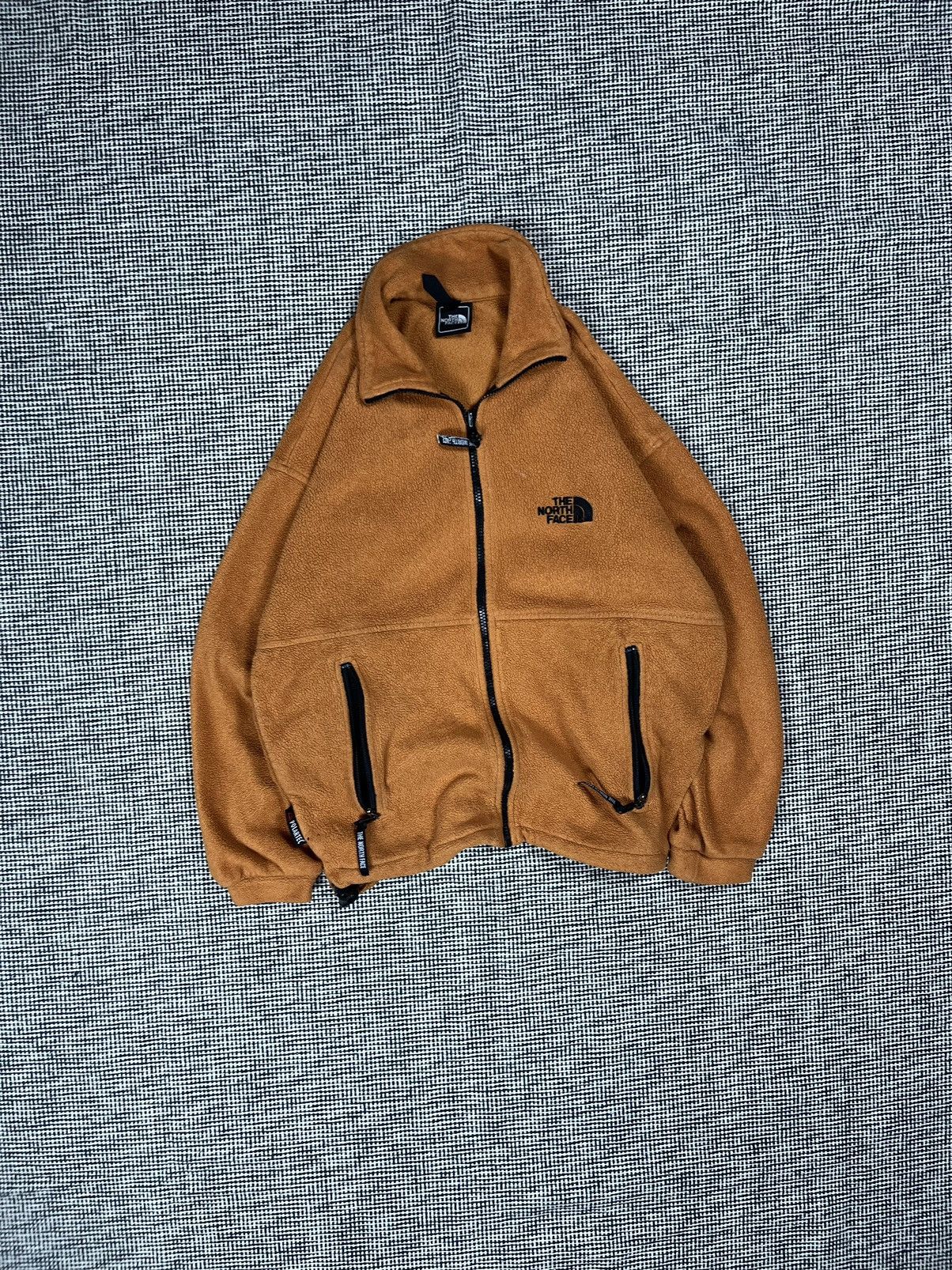 The North Face 90s vintage tnf orange zip up fleece polar the north face Size US M / EU 48-50 / 2 - 2 Thumbnail