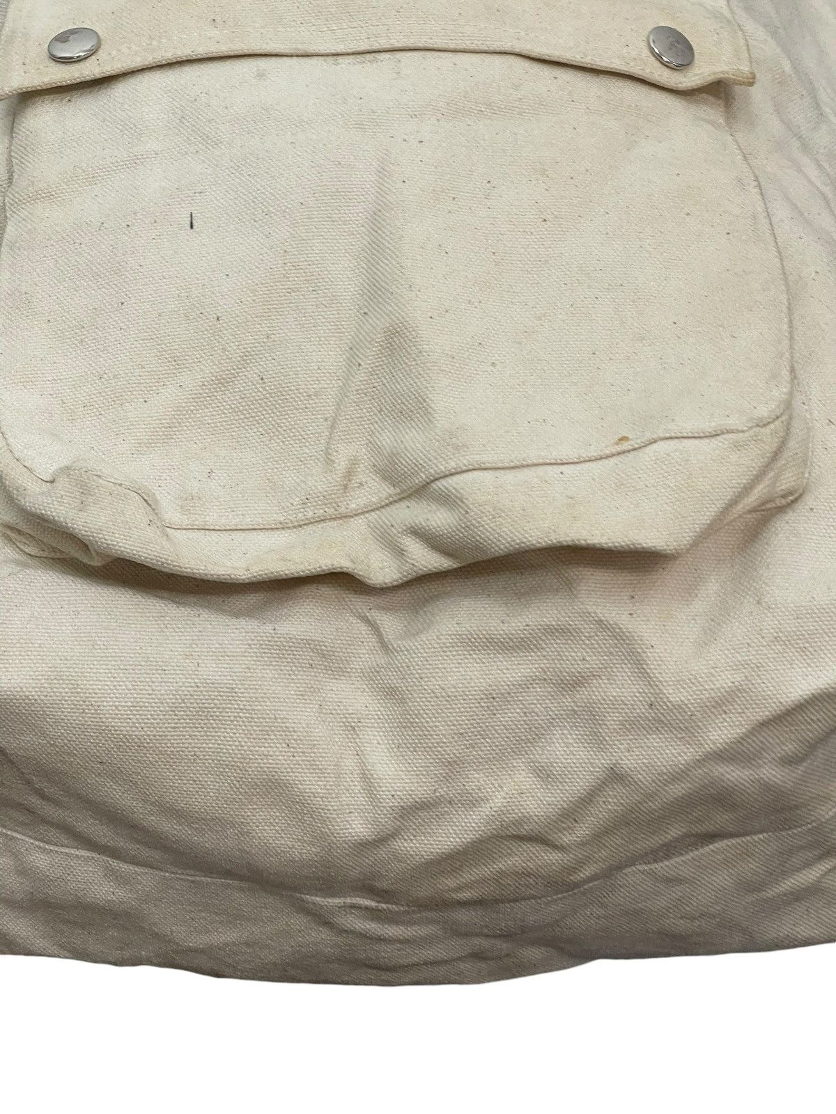 Japanese Brand Army Bag Style Gomme H Ex Yohji Cotton Canvas 1🟩0 Size ONE SIZE - 5 Thumbnail