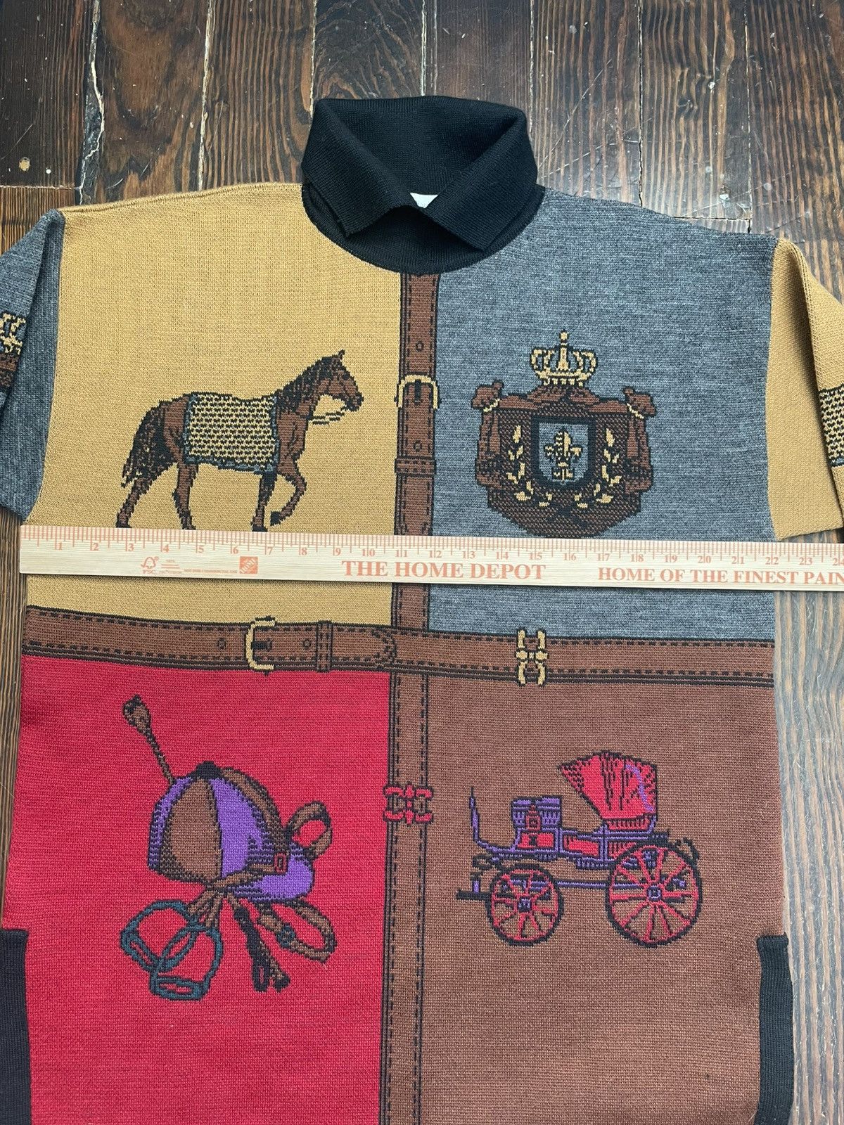 Tricots St. Raphael Tricots St. Raphael Vintage Sweater Equestrian Pullover Wool Size US M / EU 48-50 / 2 - 6 Thumbnail
