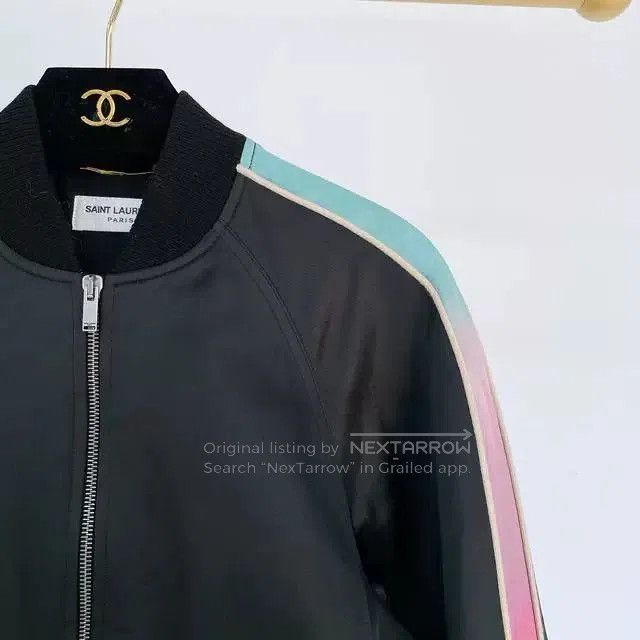 Saint Laurent Paris Saint Laurent Black Jacket Panther Graphic. Size S / US 4 / IT 40 - 4 Thumbnail