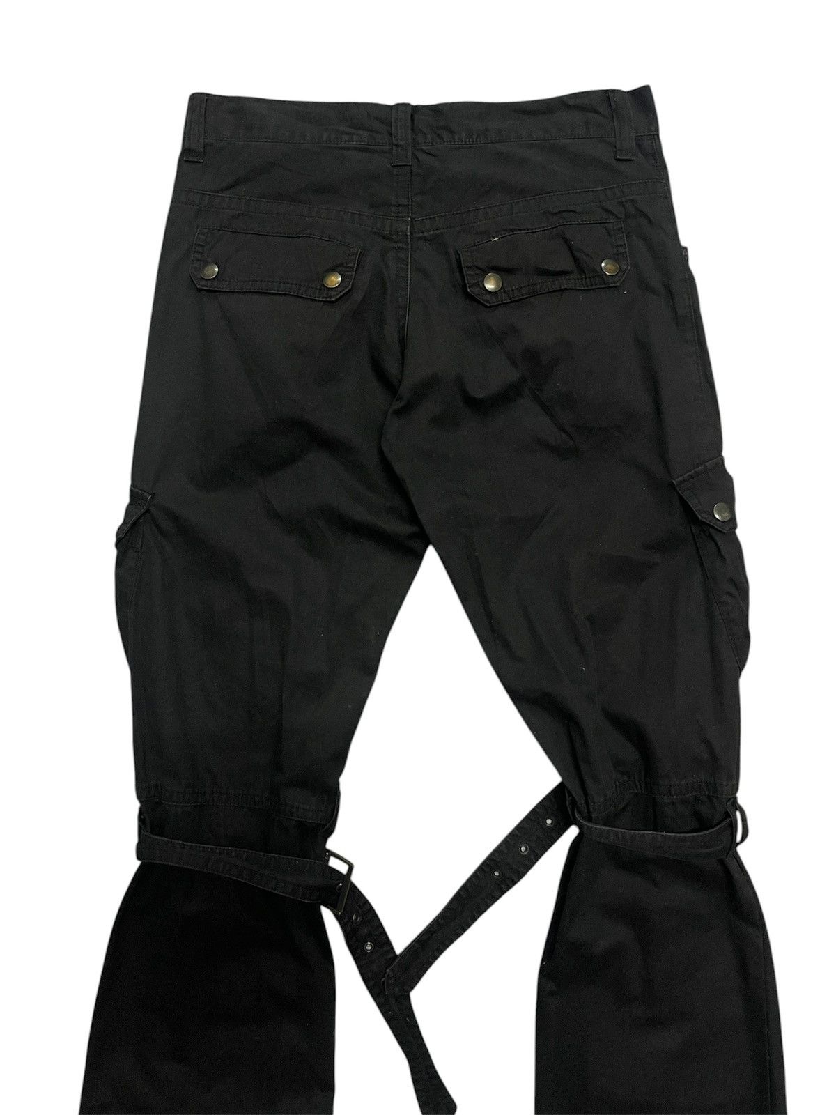 Issey Miyake 🔥FLARE 🔥Tete Homme Double Knee Bondage Parachute Bootcut Size US 32 / EU 48 - 7 Thumbnail