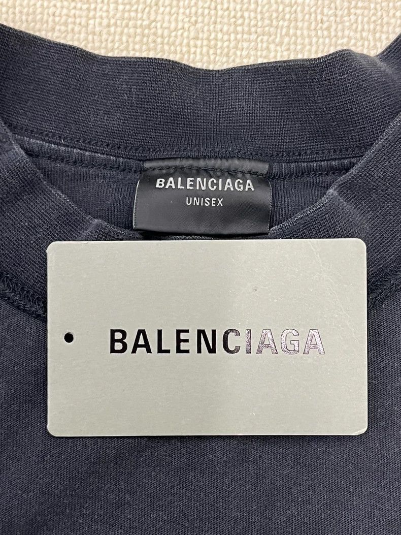 Balenciaga Balenciaga 25SS Alphabet LOGO Worn-out Damage Short Sleeve Size US M / EU 48-50 / 2 - 4 Thumbnail