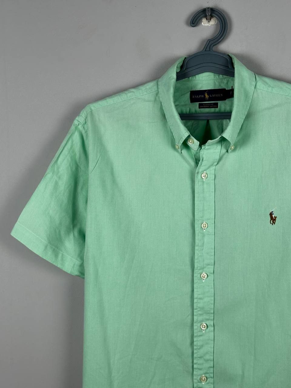 Polo Ralph Lauren Polo Ralph Lauren Luxury Oxford Short Sleeve Shirt Size US L / EU 52-54 / 3 - 1 Thumbnail