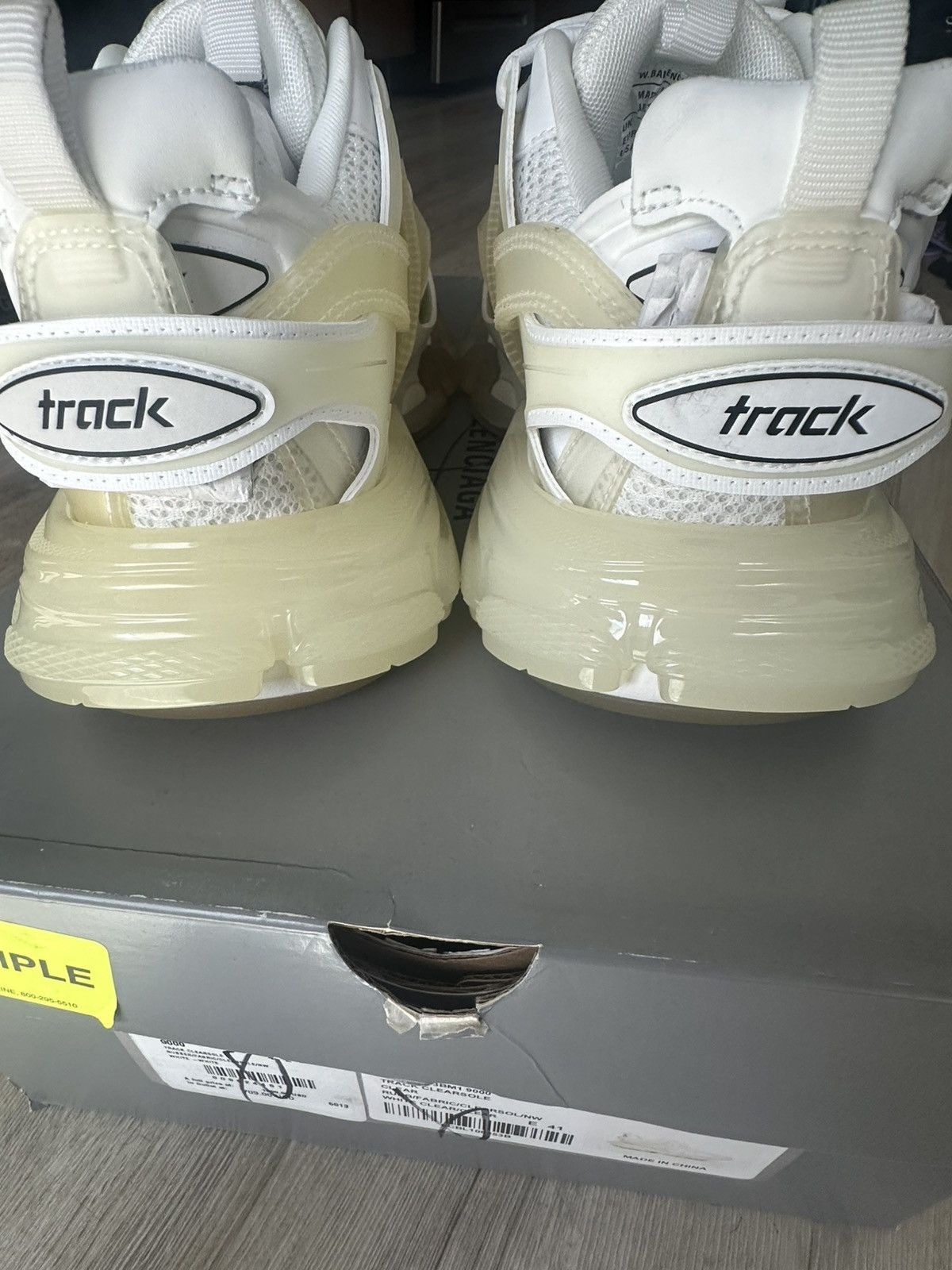 Balenciaga BRAND NEW NEVER WORN SAMPLE TRACK SNEAKERS Size US 8.5 / EU 41-42 - 3 Thumbnail