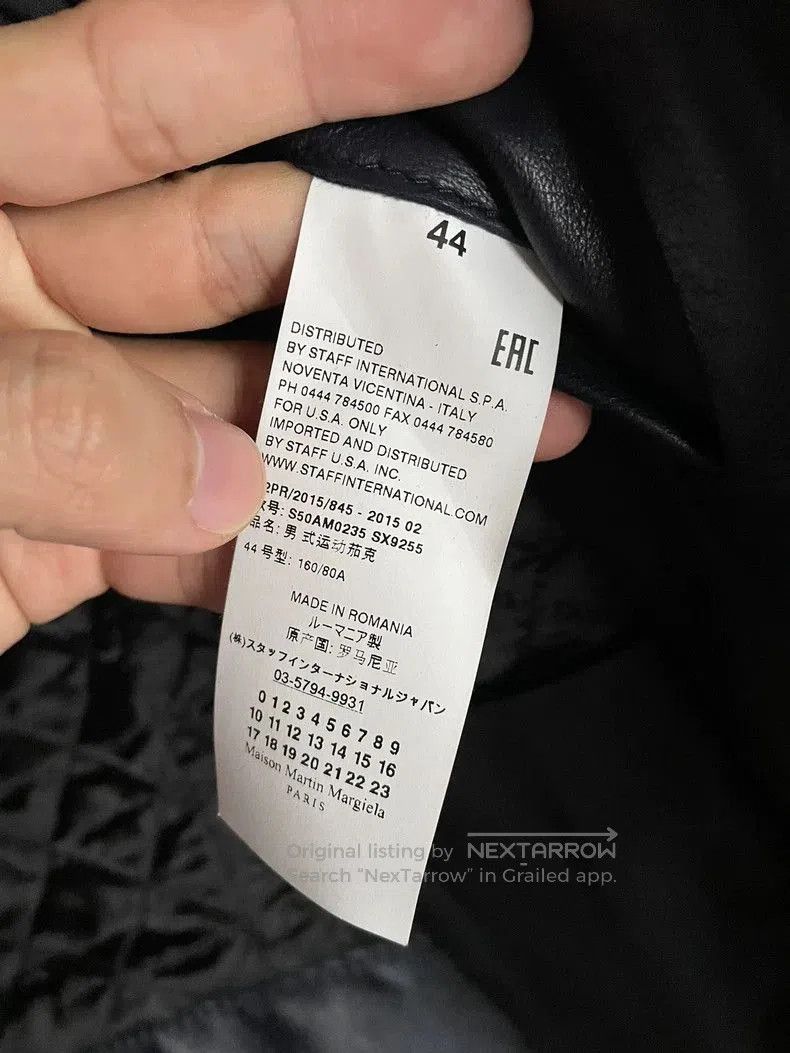 Maison Margiela maison margiela classic leather biker jacket. Size US M / EU 48-50 / 2 - 4 Thumbnail