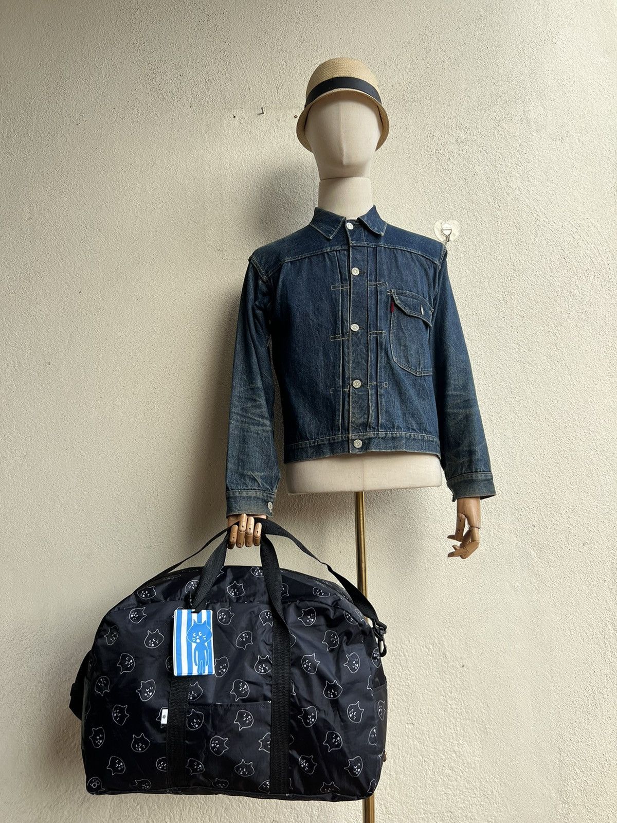 Issey Miyake Ne-net Ripstop Nylon 2Way Big Boston Travel Bag Size ONE SIZE - 4 Thumbnail