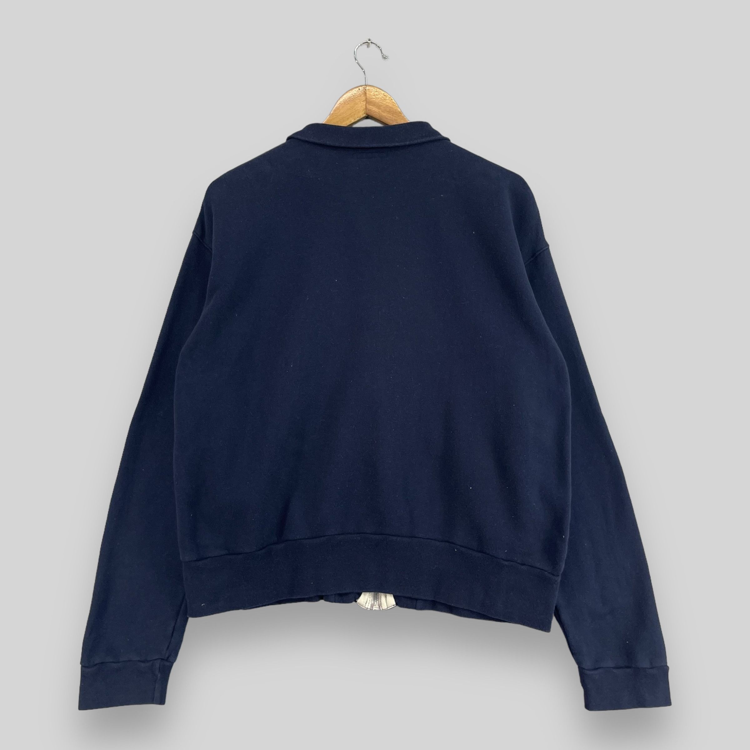 Blue Blue Japan × Japanese Brand × Vintage Vintage Blue Blue Japan Navigation Zipper Up Sweatshirt Size US M / EU 48-50 / 2 - 6 Thumbnail