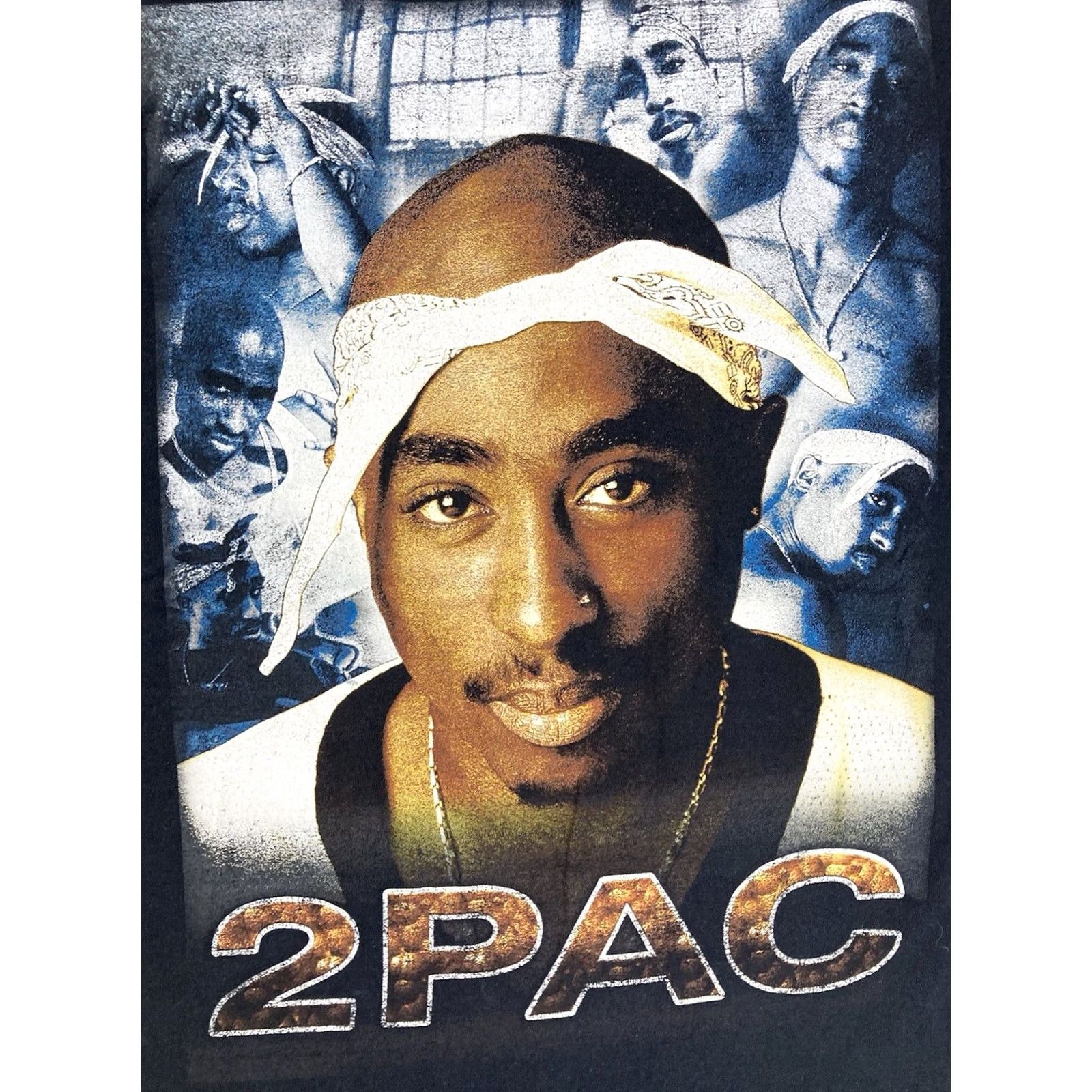 Bravado VINTAGE Bravado 2pac Tupac Shakur Graphic T-shirt Men Small Black Short Sleeve Music Shirt Size US S / EU 44-46 / 1 - 2 Thumbnail