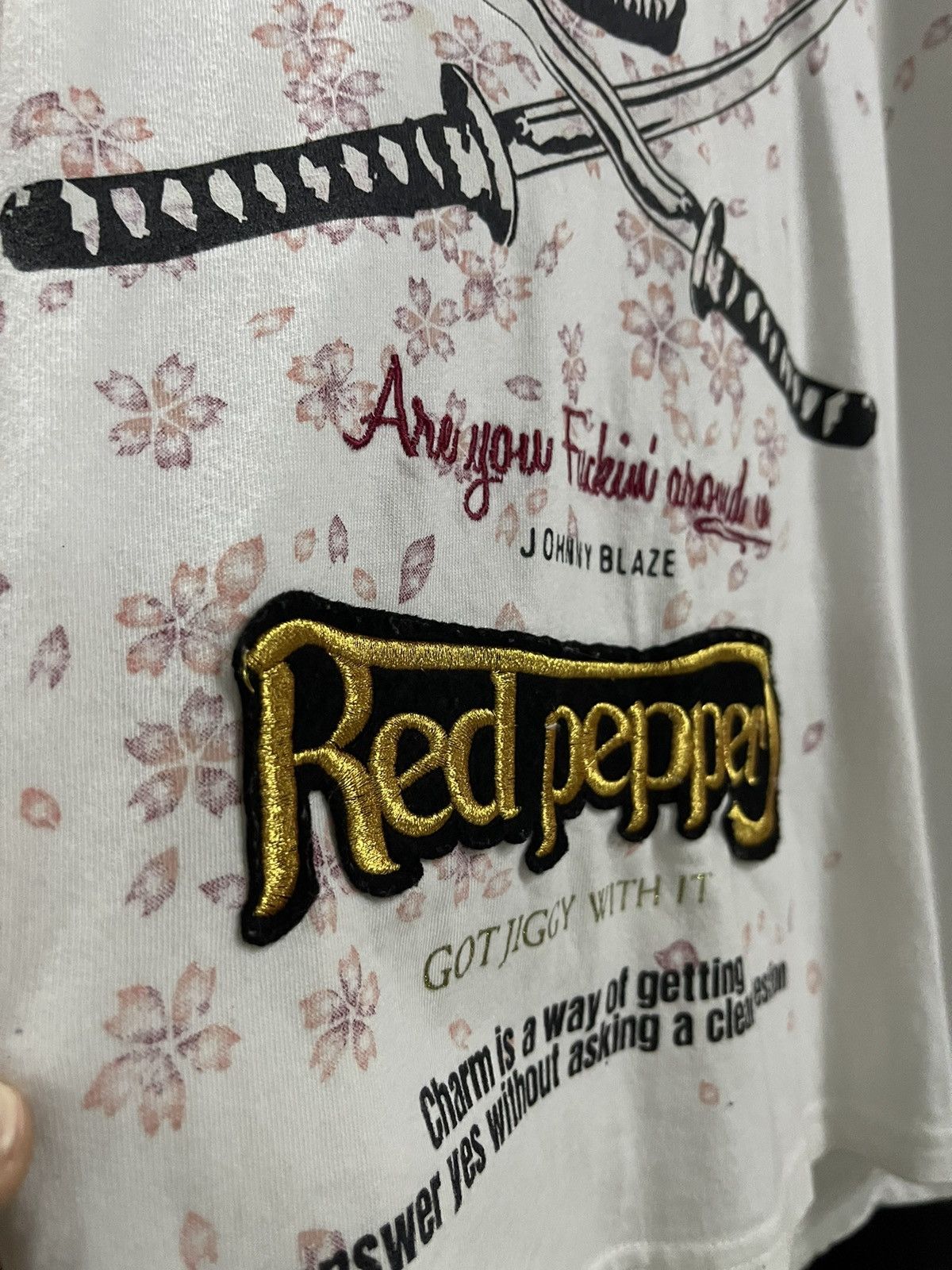 If Six Was Nine × Japanese Brand × Le Grande Bleu (L.G.B.) RARE red pepper skull tatto punk LGB Size US XL / EU 56 / 4 - 8 Thumbnail