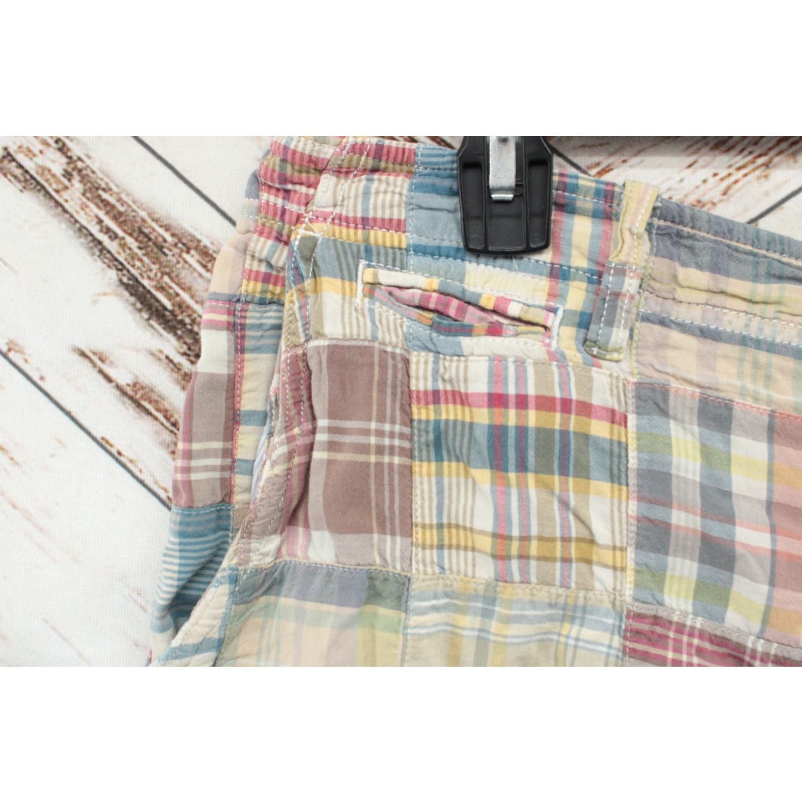 J.Crew J. Crew Patchwork Field Short Mens 38 Multicolor Plaid Colorful Preppy Stylish Size US 38 / EU 54 - 4 Thumbnail