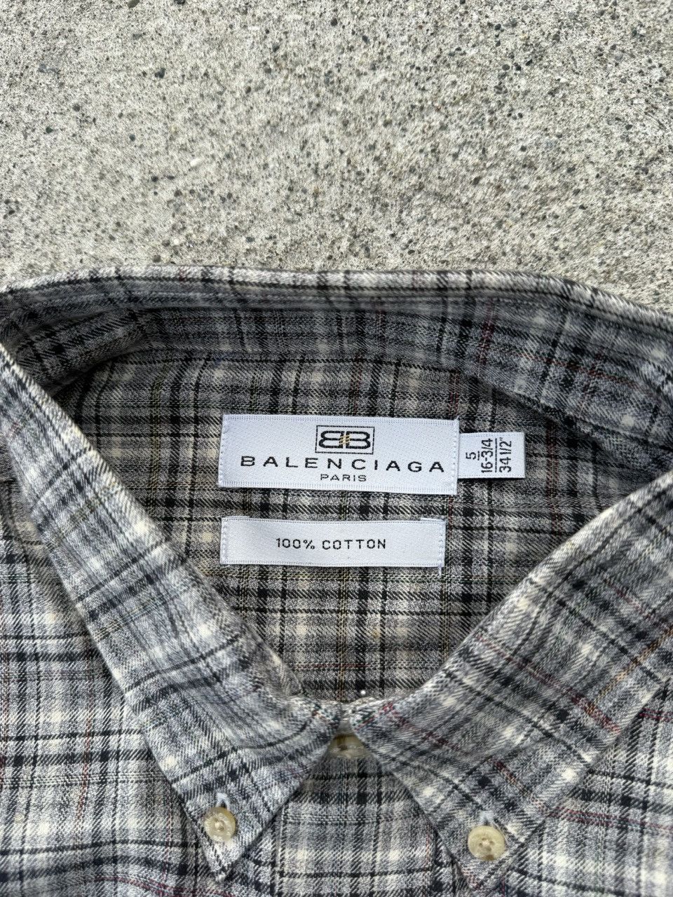 Balenciaga Balenciaga - Vintage Flannel Shirt Size US XXL / EU 58 / 5 - 3 Thumbnail