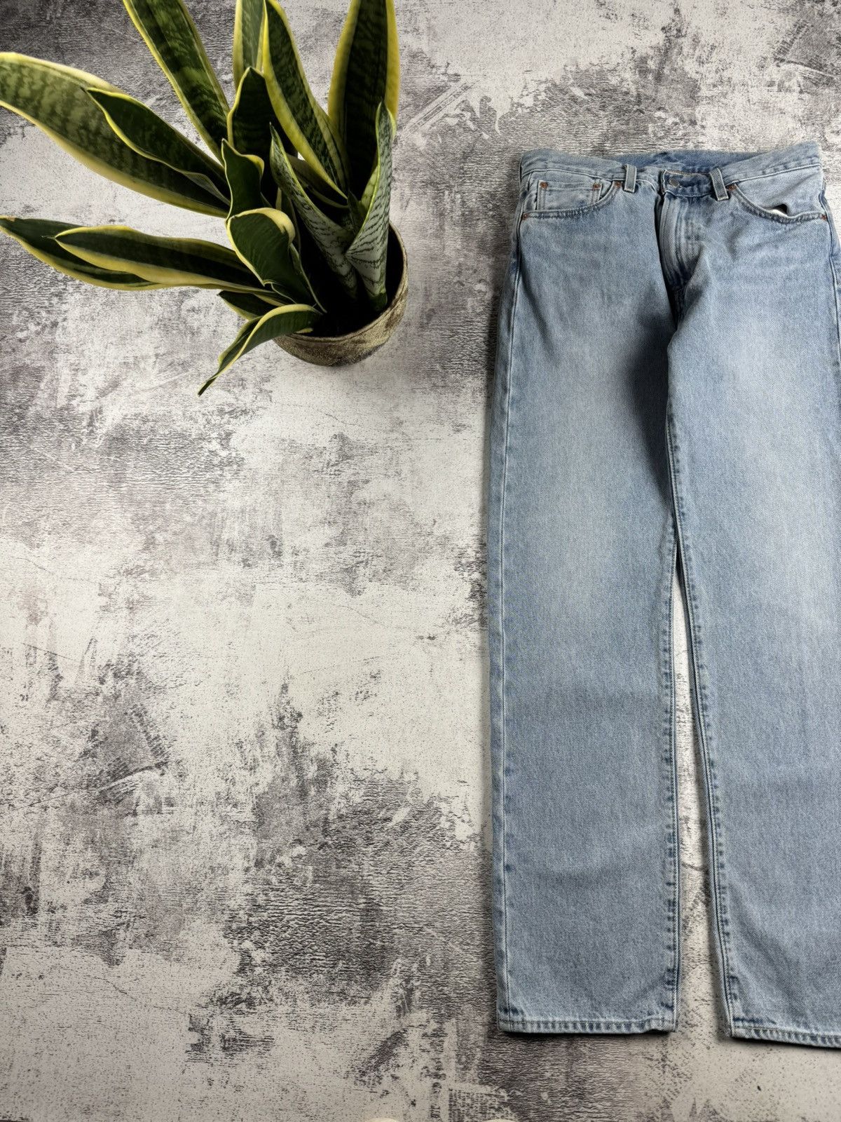 Levi's Levis 551 Premium Work Wear Men’s W29 L32 Cotton Light Blue Jeans Pants Trousers Size US 30 / EU 46 - 11 Thumbnail