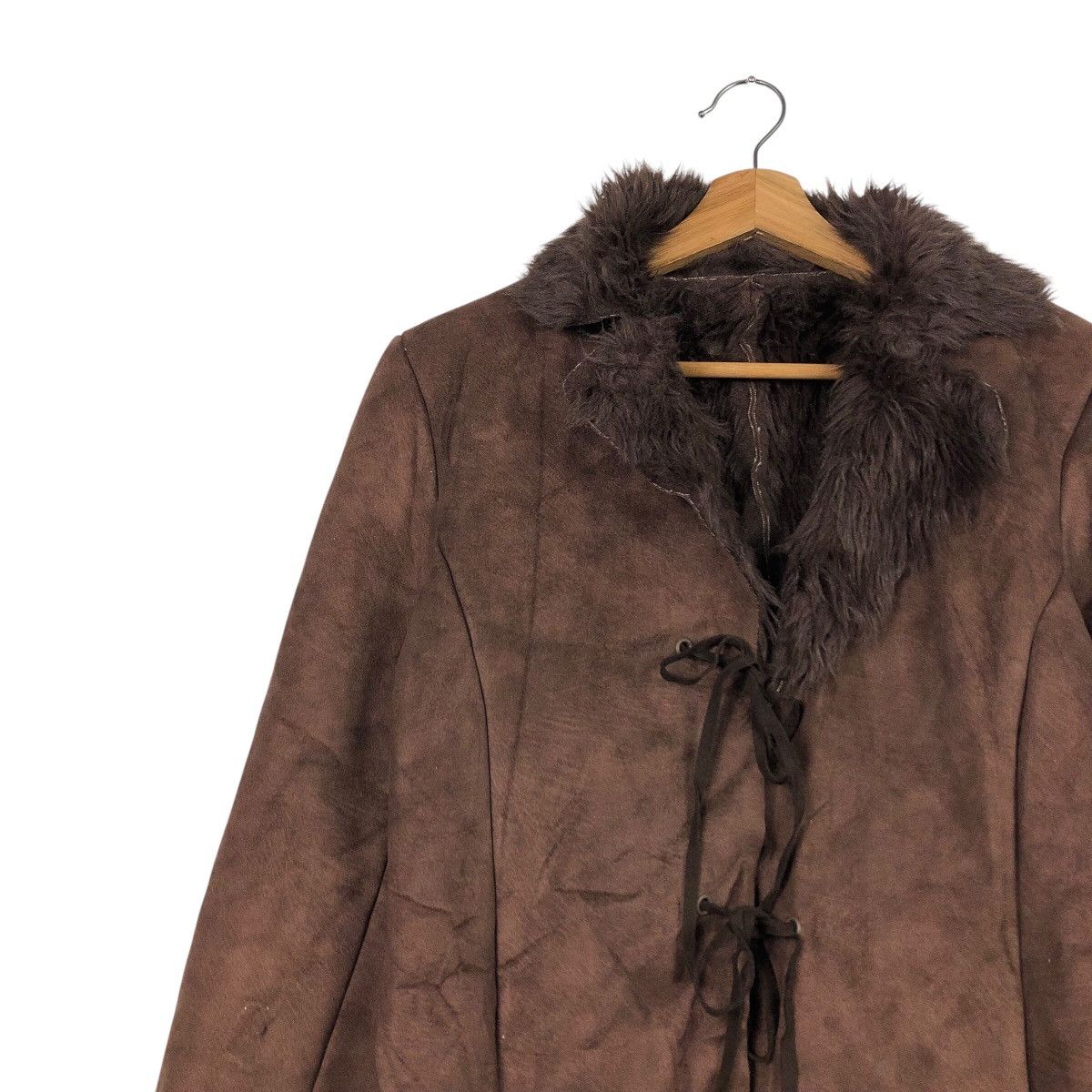 Japanese Brand Archive Style Brown Faux Shearling Jacket Issey Miyake Size US M / EU 48-50 / 2 - 8 Thumbnail