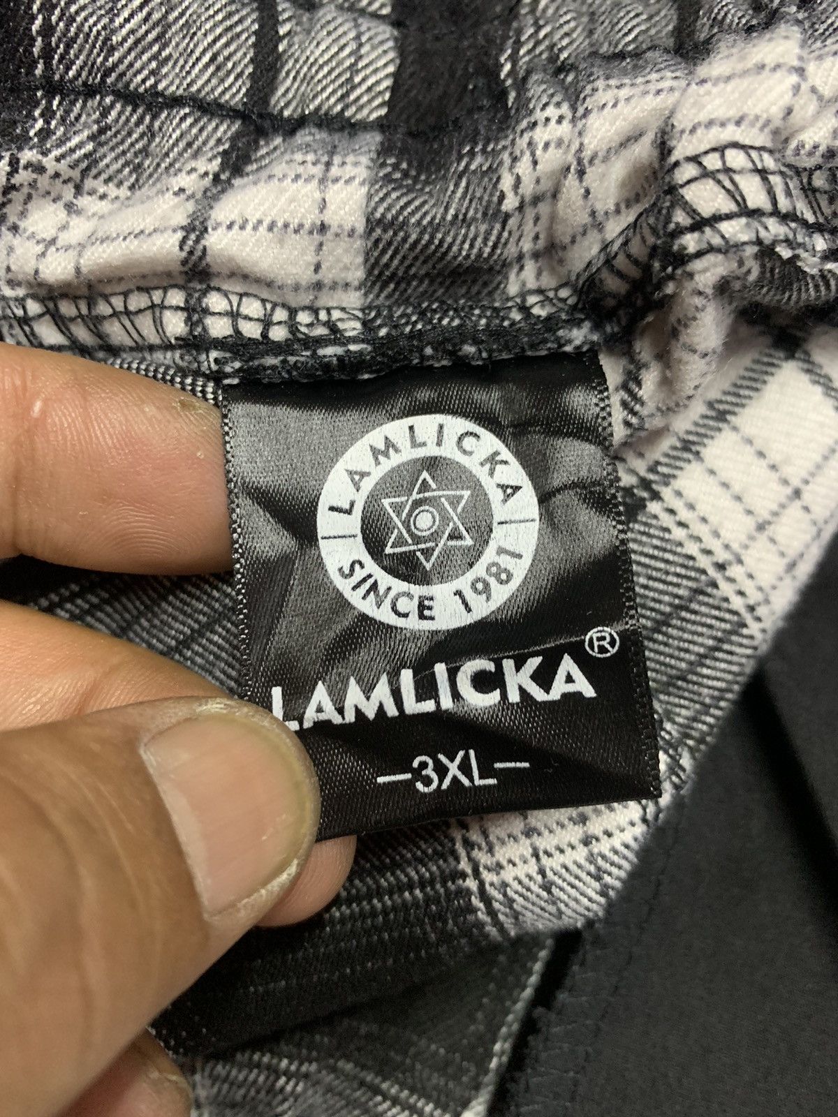 Designer LAMLICHA Korean plaid pants men Size US 34 / EU 50 - 12 Thumbnail