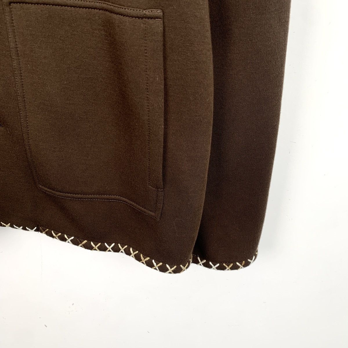 Louis Vuitton Louis Vuitton x Tyler 24 Dark Brown Logo Embroidered Jacket Size L / US 10 / IT 46 - 4 Thumbnail