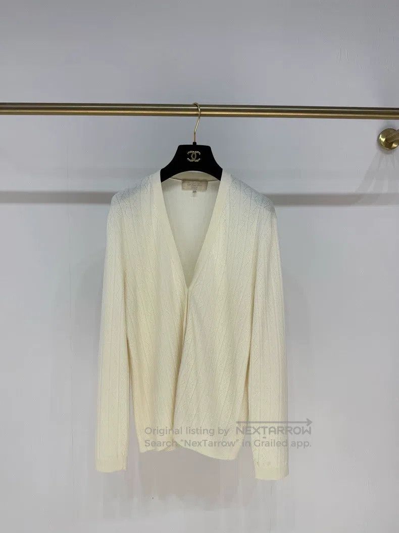 Loro Piana Loro Piana 24FW Mother-of-Pearl Button Wool Lightweight Ca Size S / US 4 / IT 40 - 1 Thumbnail