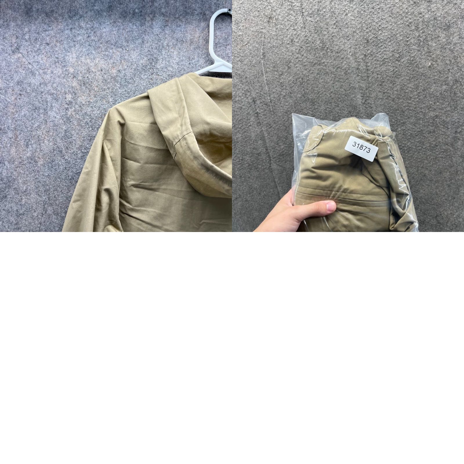 McGregor VINTAGE McGregor Jacket Mens 44 Khaki Hooded Utility Cotton Full Zip Field Chore Vintage Size US S / EU 44-46 / 1 - 9 Thumbnail
