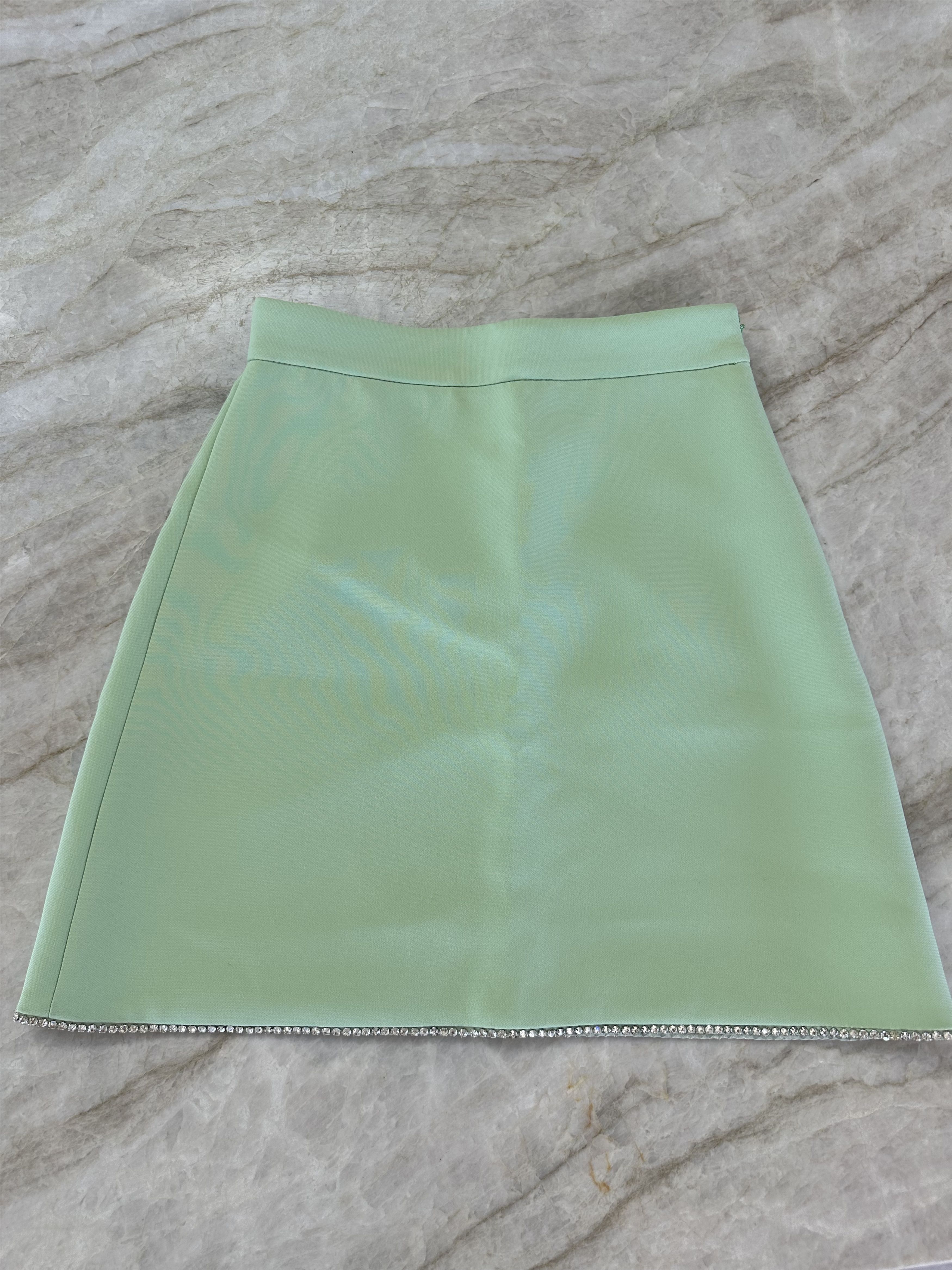ミニスカート MiuMiu SS25 Miu Miu Skirts Green (MG2390OOO 16MSF0393) Miu Miu Miu Miu mint green mini skirt | Grailed