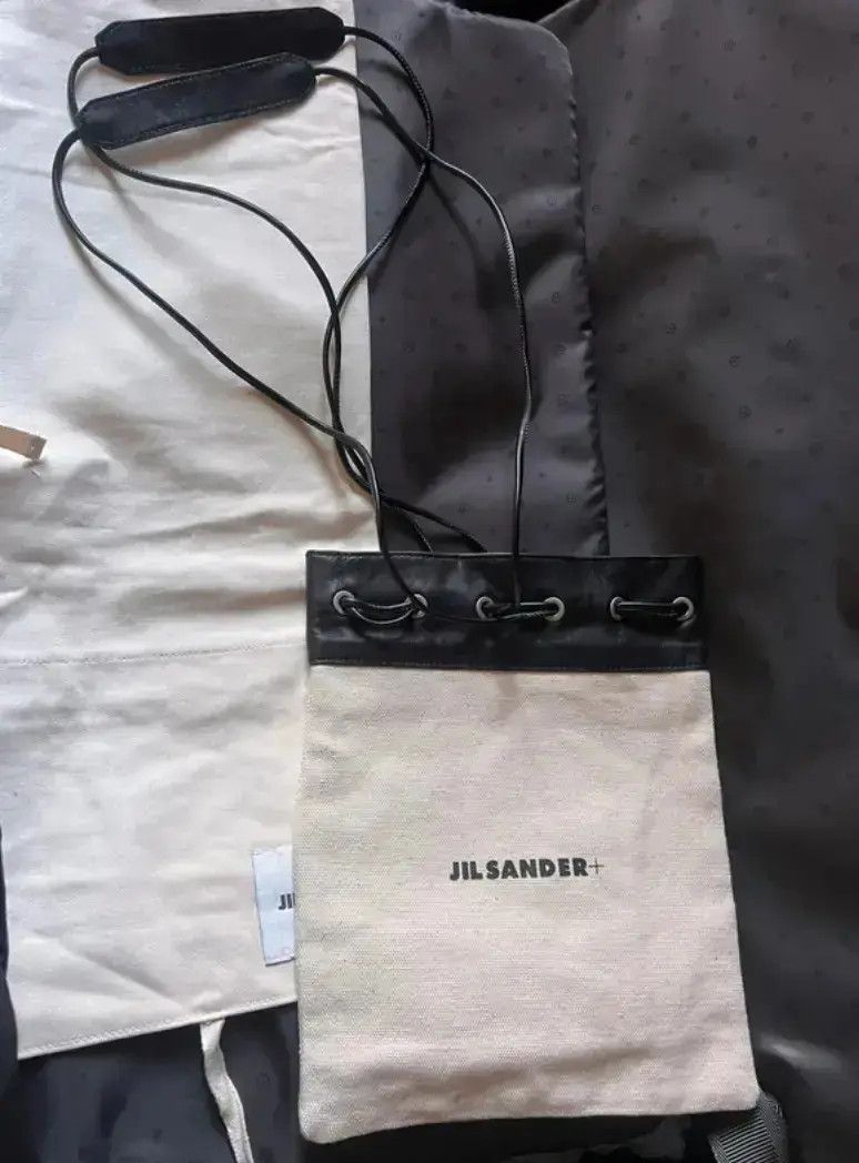 Jil Sander Bag Shoulder Crossbody Messenger Handle Vinatge in White, Women's