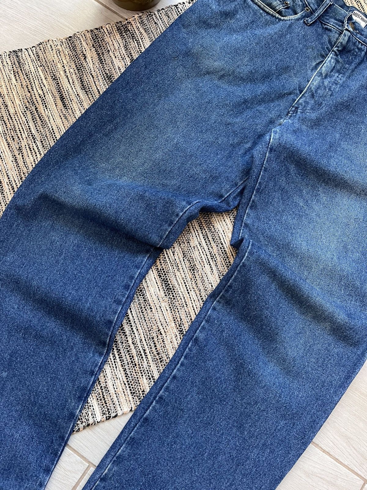 Moschino × Vintage Vintage Moschino Denim Jeans Workwear Pants Made in Italy Size US 36 / EU 52 - 4 Thumbnail