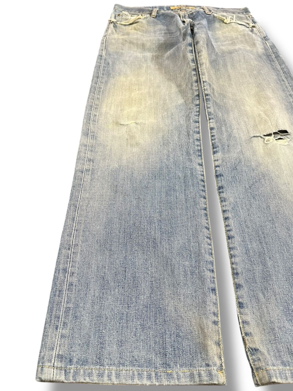 Jun Takahashi × Uniqlo Vintahe Uniqlo S-003 Distressed Denim Size US 34 / EU 50 - 3 Thumbnail