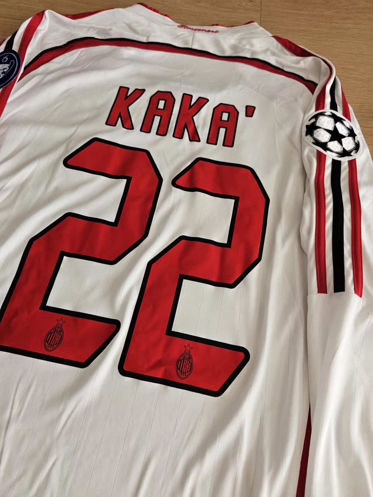 Other 2006 07 AC Milan 22 Kaka Jersey Longsleeve Size US M / EU 48-50 / 2 - 3 Thumbnail