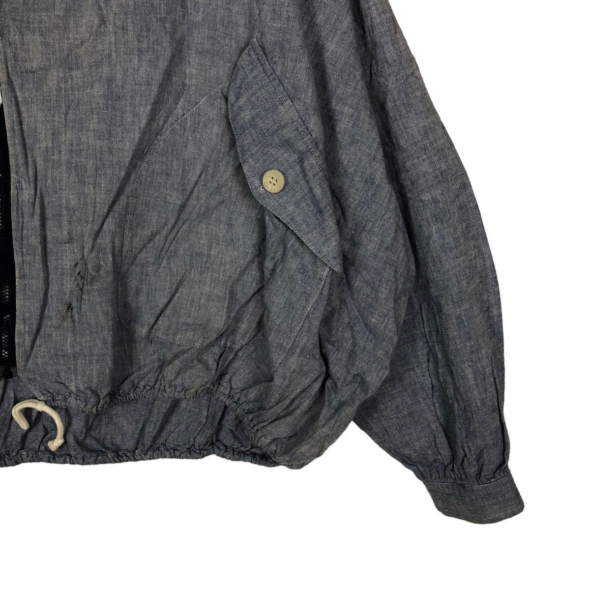 Japanese Brand 🔥90’s Vintage Bomber Jacket Denim Melmo Issey Miyake Size US M / EU 48-50 / 2 - 6 Thumbnail