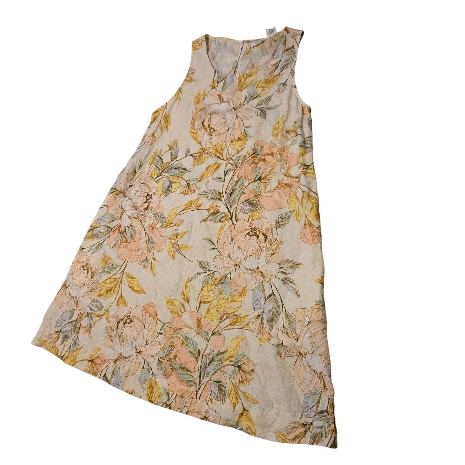 Nicole Miller Nicole Miller New York Linen Shift Dress Women's Sleeveless Size S / US 4 / IT 40 - 7 Thumbnail