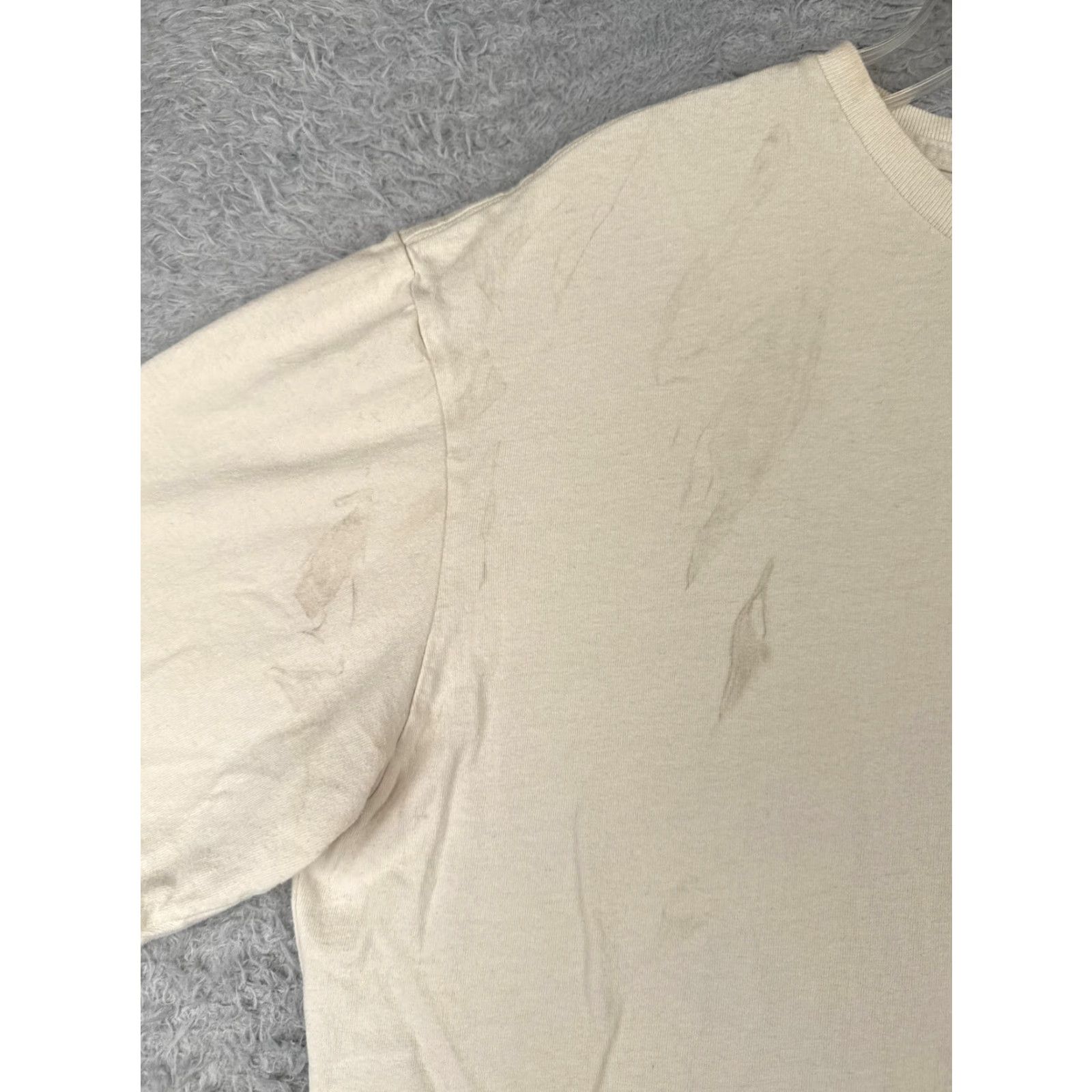 Patagonia Patagonia Shirt Men Large Ivory Cotton Short Sleeve Logo T-Shirt Mens Size US L / EU 52-54 / 3 - 7 Thumbnail