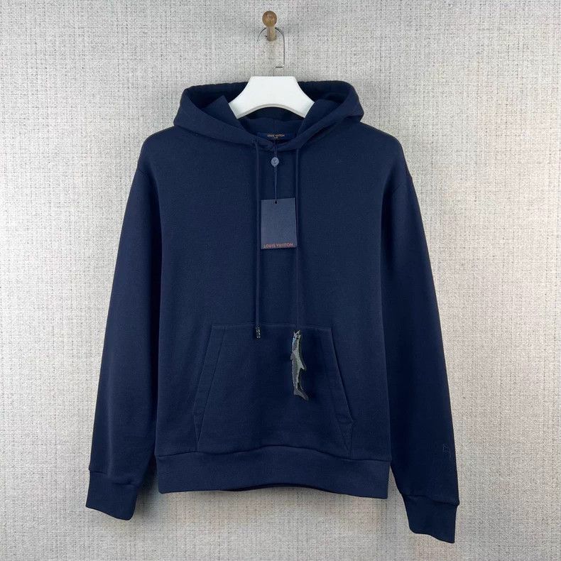 Louis Vuitton Louis Vuitton SS21 Beaded Shark Drawstring Hoodie Size US S / EU 44-46 / 1 - 1 Thumbnail