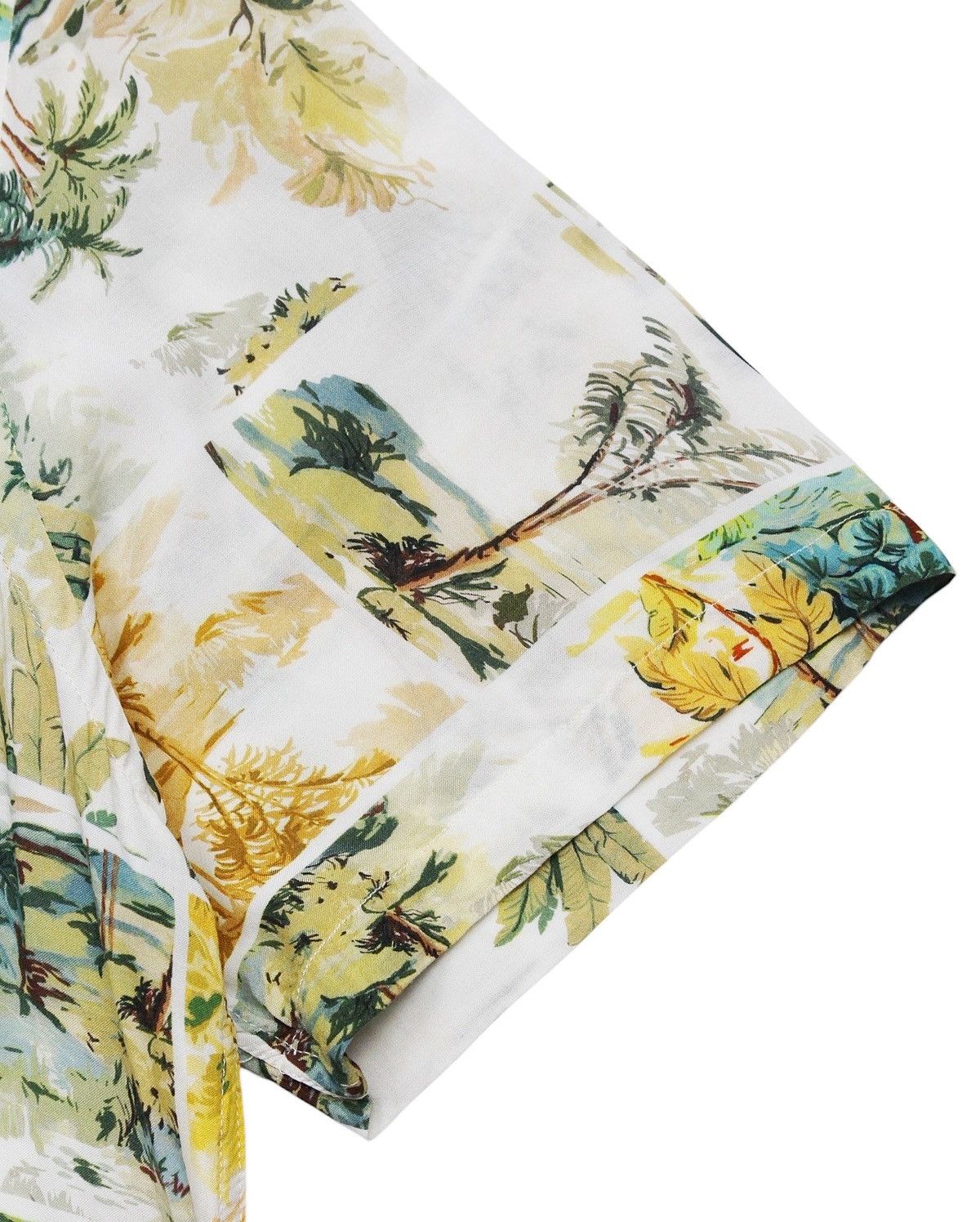 Zara ZARA MAN TROPICAL LANDSCAPE RELAXED SHIRT Size US L / EU 52-54 / 3 - 3 Thumbnail
