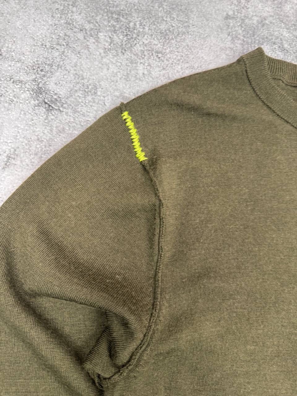 Anya Hindmarch Anya Hindmarch Women x Uniqlo Kids Sweater Olive Crew Neck Size XS / US 0-2 / IT 36-38 - 3 Thumbnail