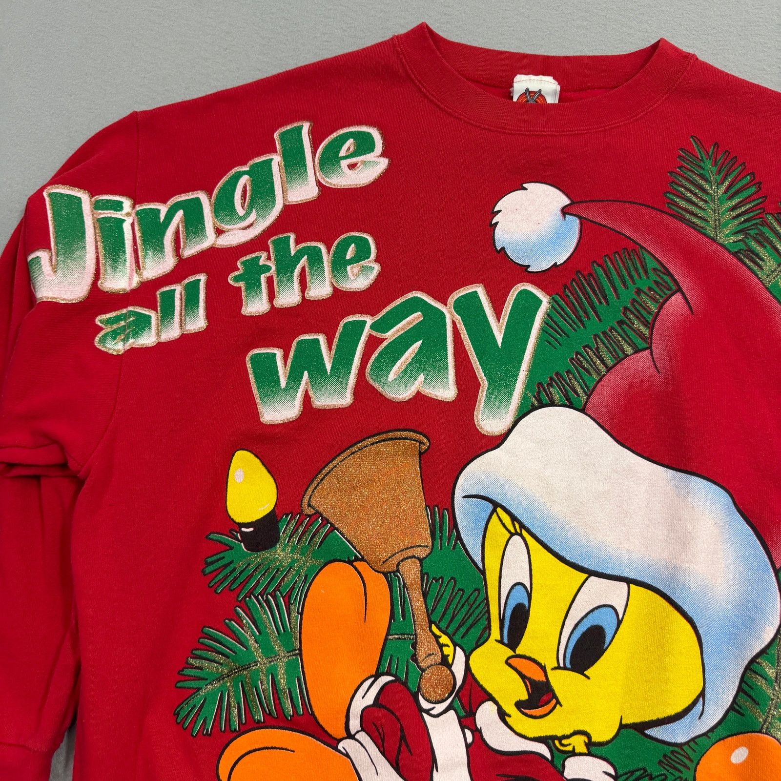 Vintage Vintage Looney Tunes Tweety Bird Christmas Sweatshirt XL Size US XL / EU 56 / 4 - 3 Thumbnail