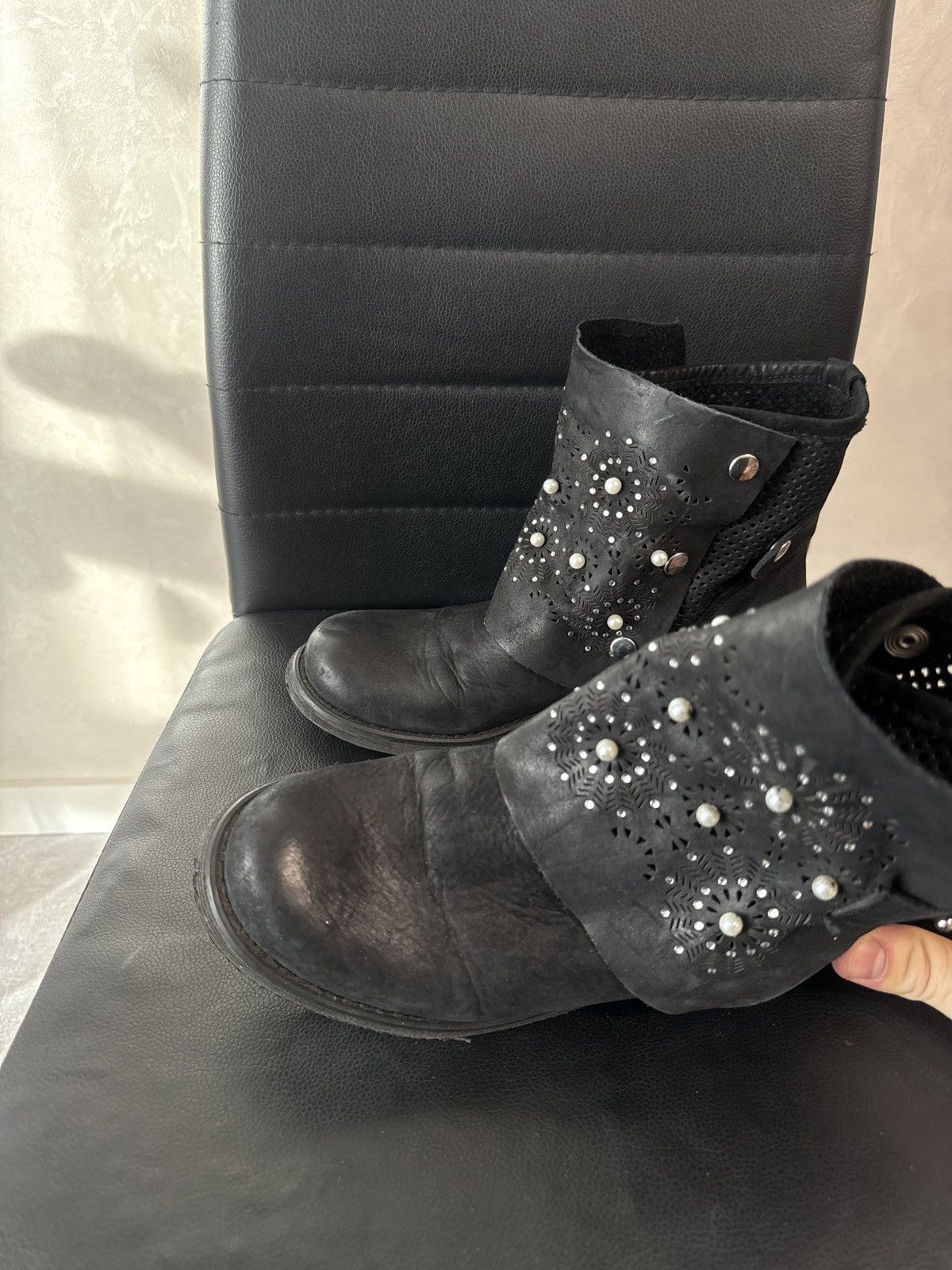 A.S.98 A.S. 98 style avant garde hype leather boots ankle boots Size US 6.5 / EU 39-40 - 5 Thumbnail