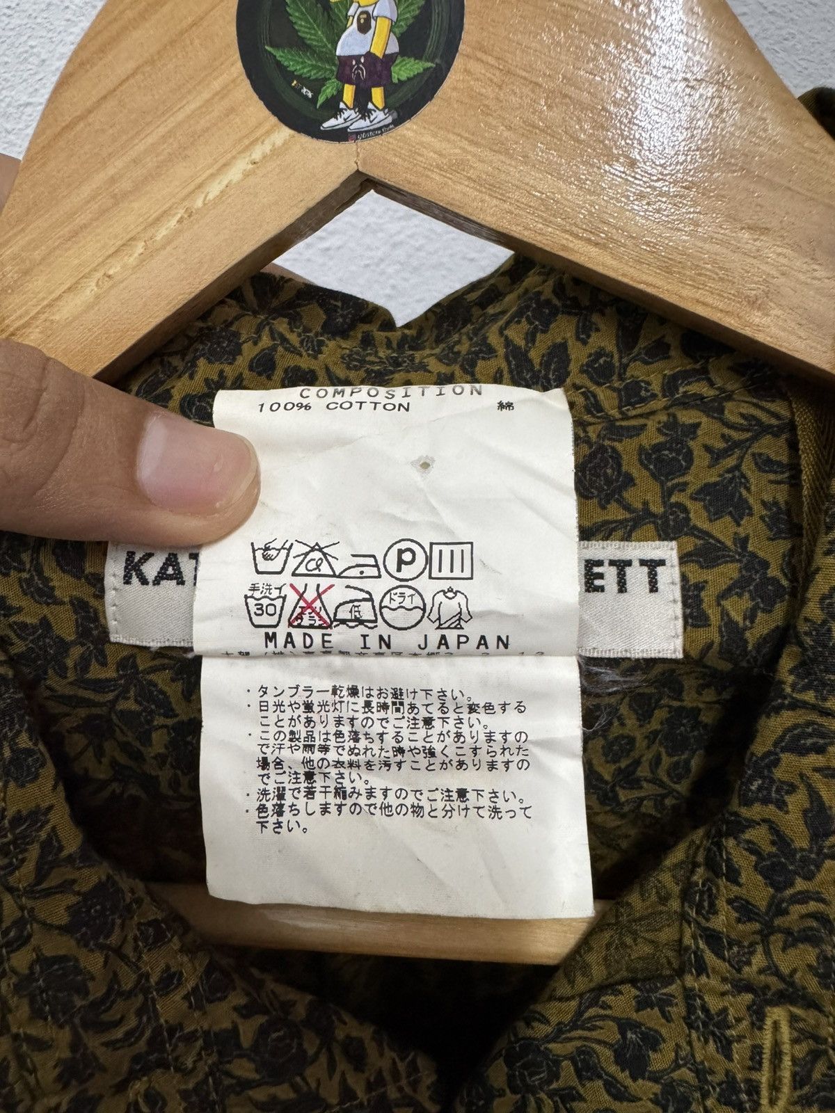 Japanese Brand × Katharine Hamnett London Katharine Hamnett London full print button up shirt Size US M / EU 48-50 / 2 - 6 Thumbnail